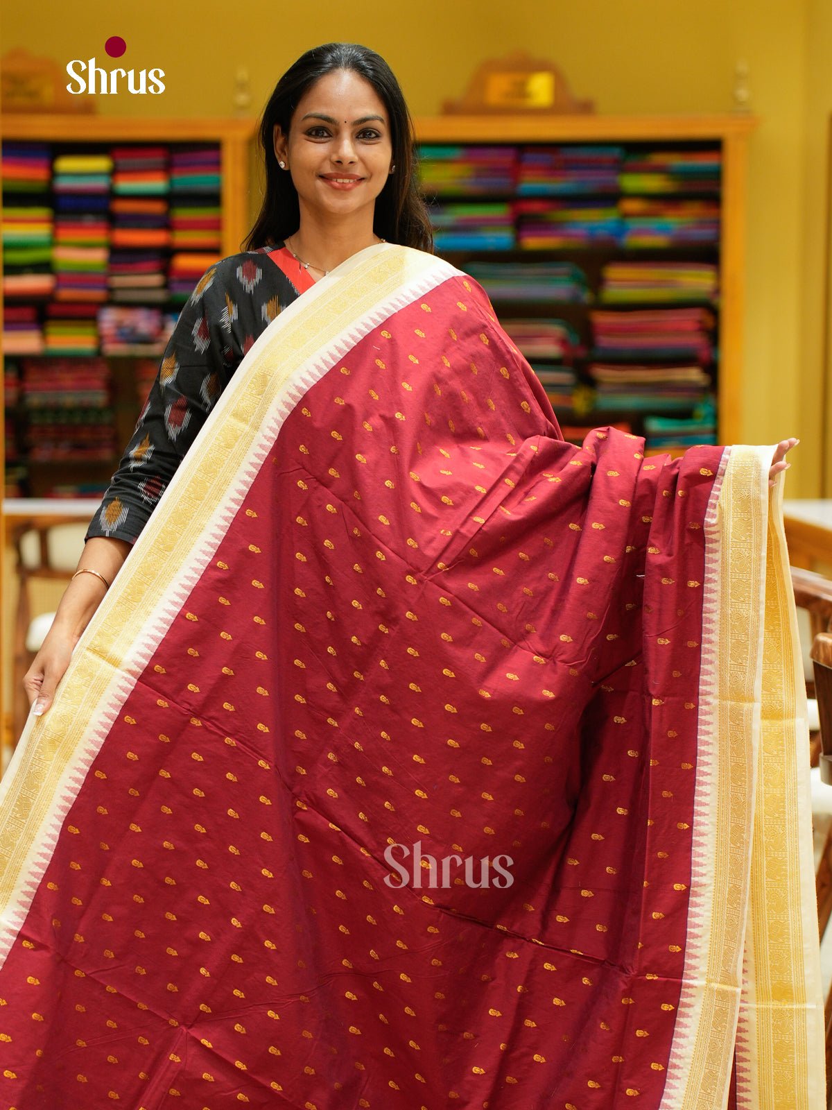 Kalyani Cotton Saree - EES26095 - Shop on Shrus.com