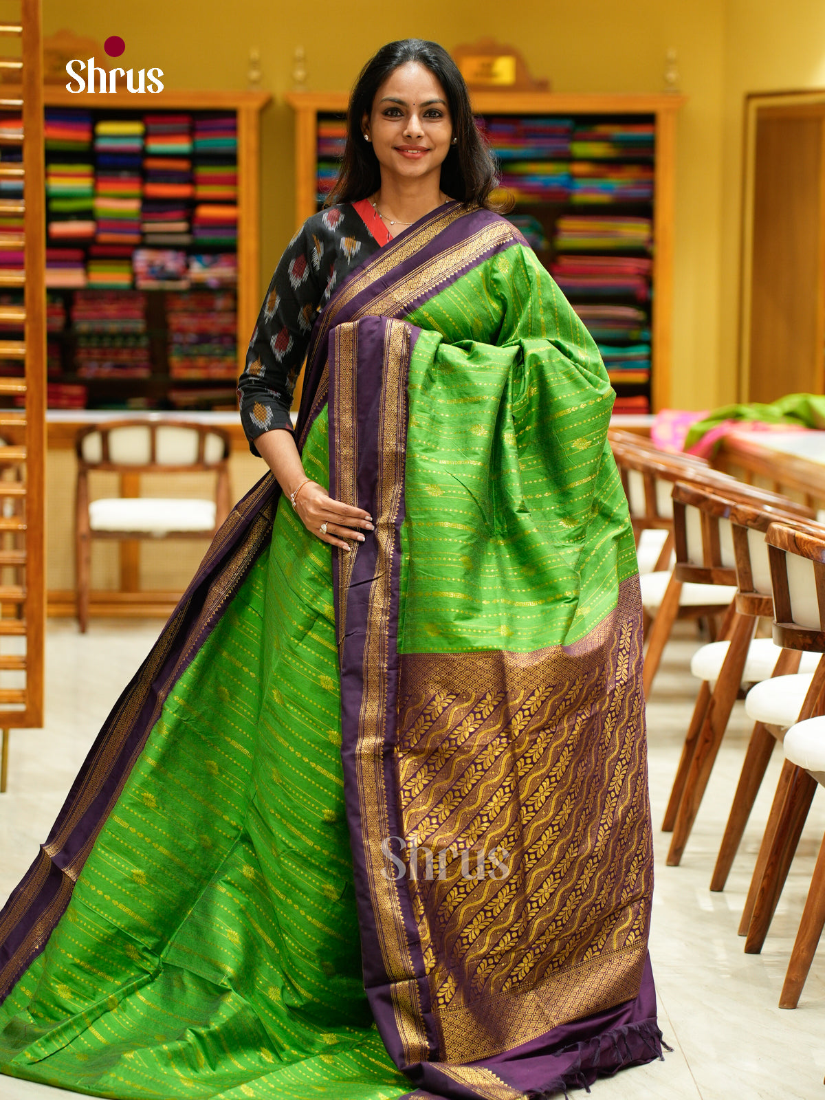 Kalyani Cotton Saree - EES26100 - Shop on Shrus.com