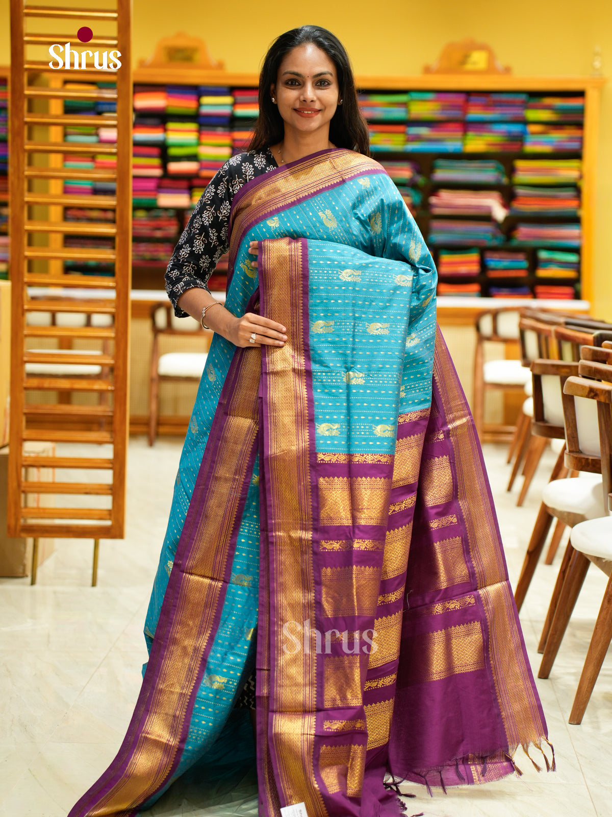 Kalyani Cotton Saree - EES26114 - Shop on Shrus.com