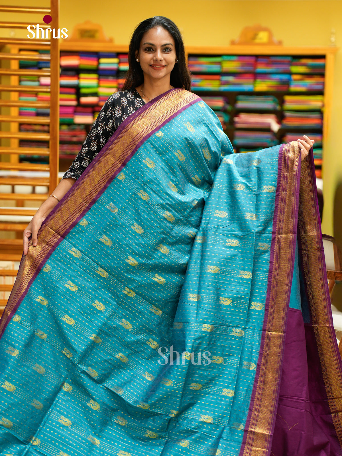 Kalyani Cotton Saree - EES26114 - Shop on Shrus.com