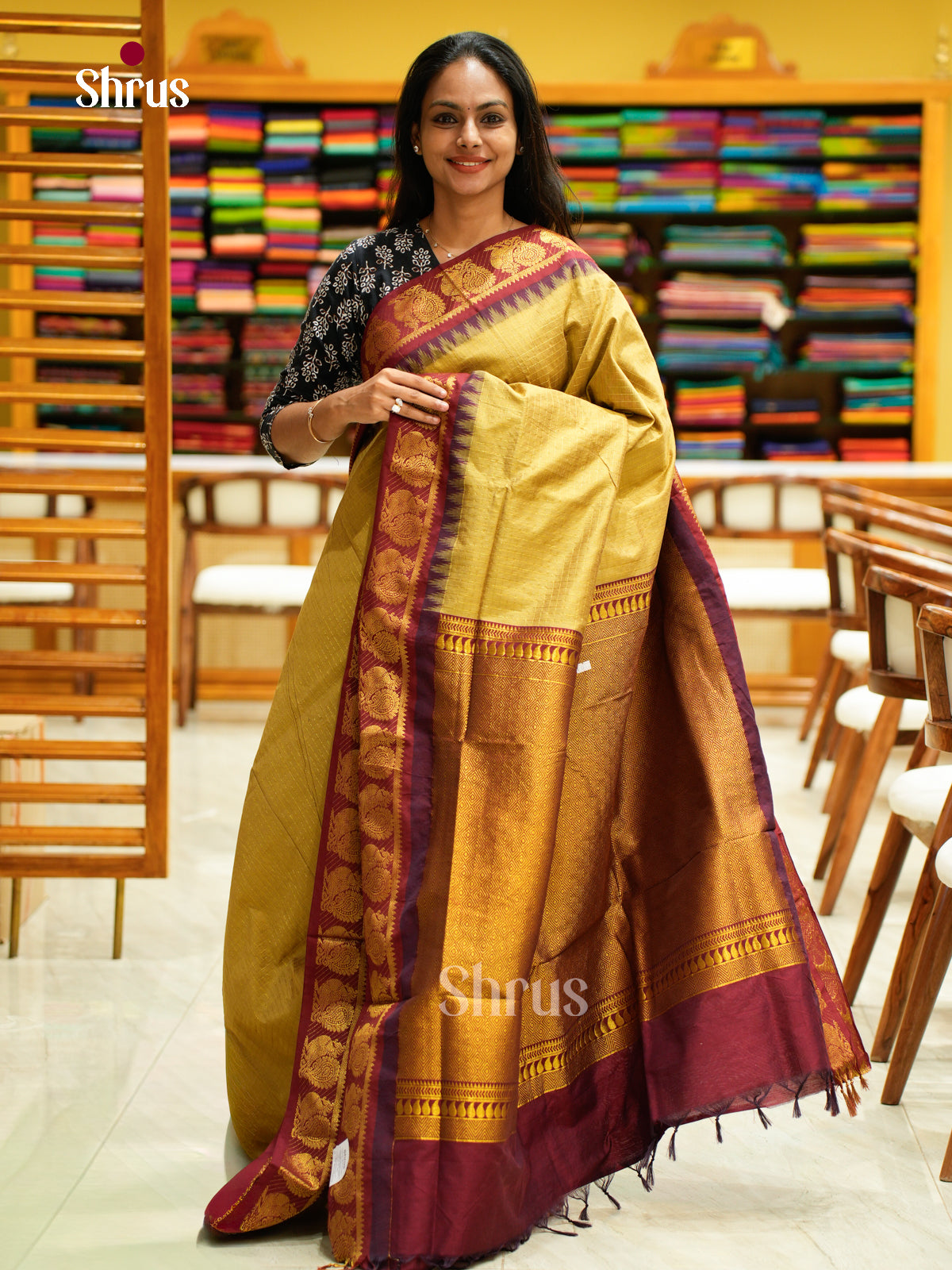 Kalyani Cotton Saree - EES26127 - Shop on Shrus.com