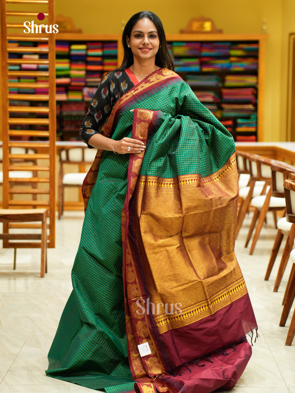 Kalyani Cotton Saree - EES26128 - Shop on Shrus.com