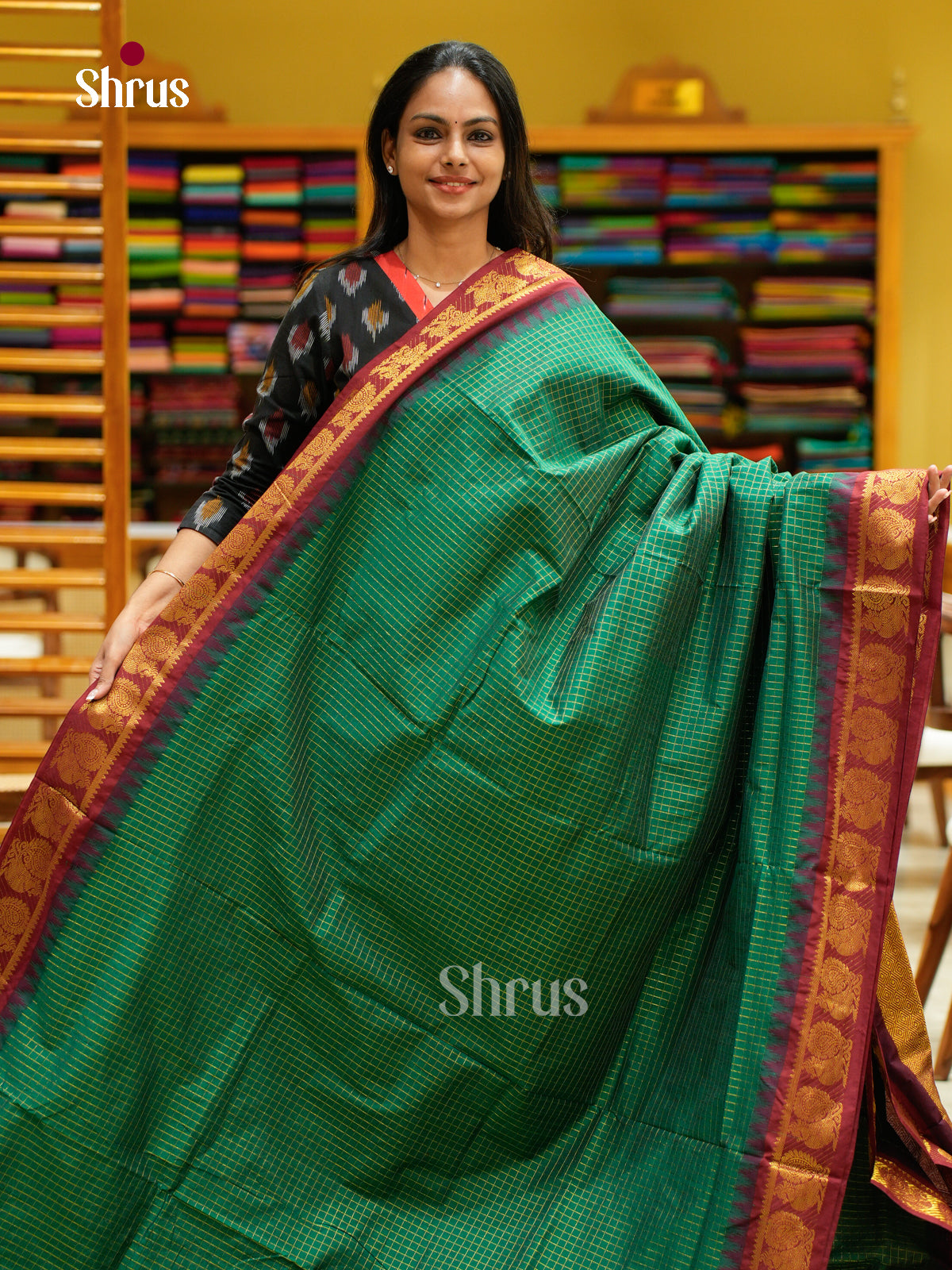 Kalyani Cotton Saree - EES26128 - Shop on Shrus.com