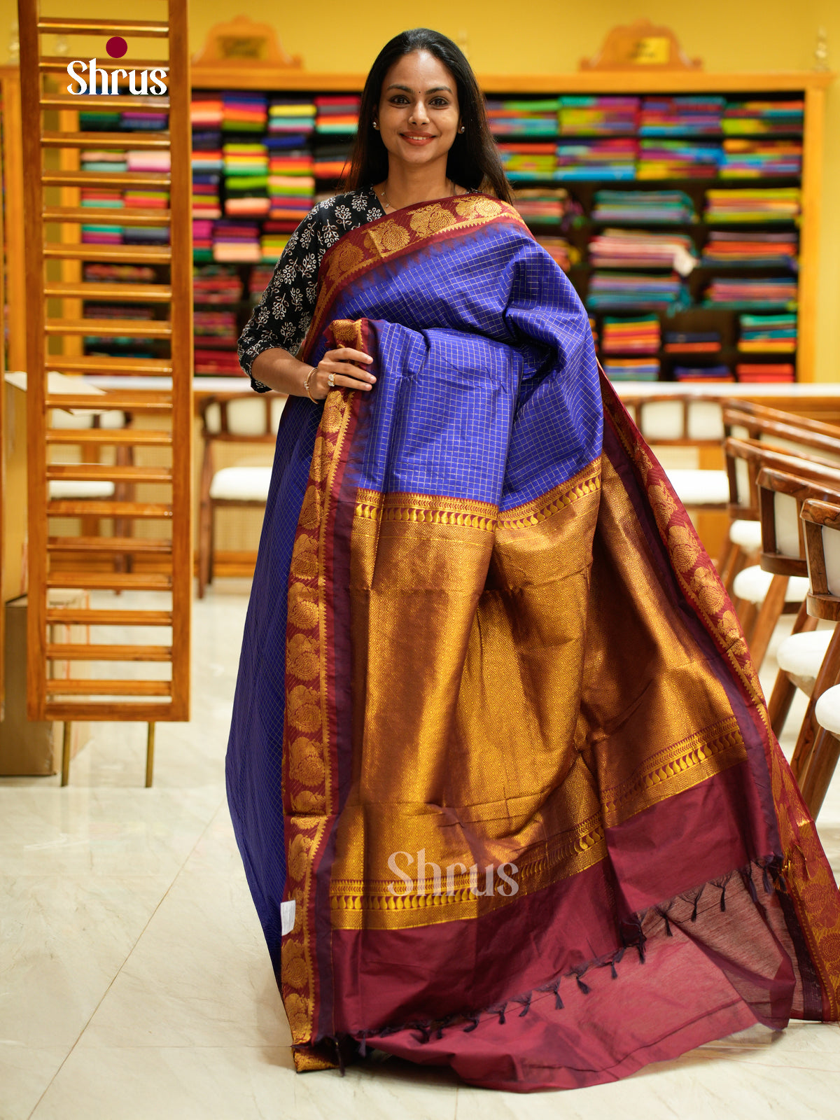 Kalyani Cotton Saree - EES26131 - Shop on Shrus.com