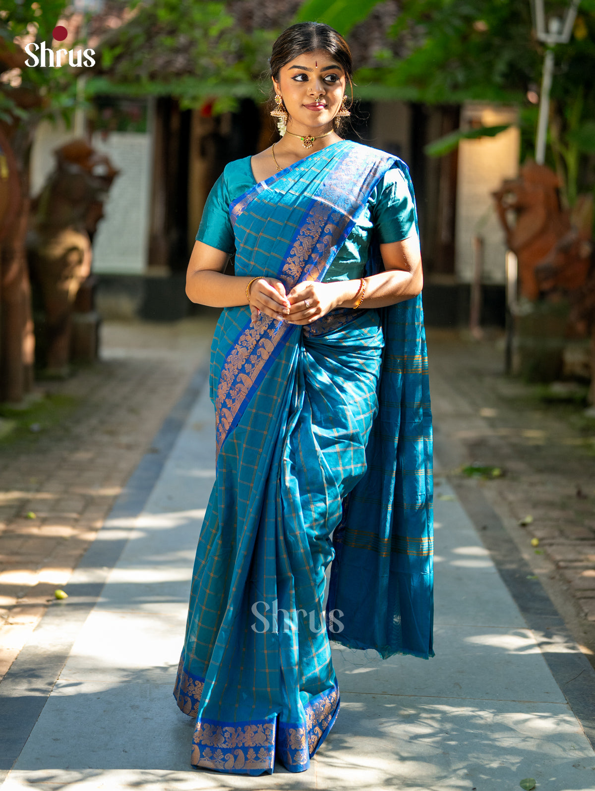 Chettinad Mix Cotton Saree - EES26139 - Shop on Shrus.com