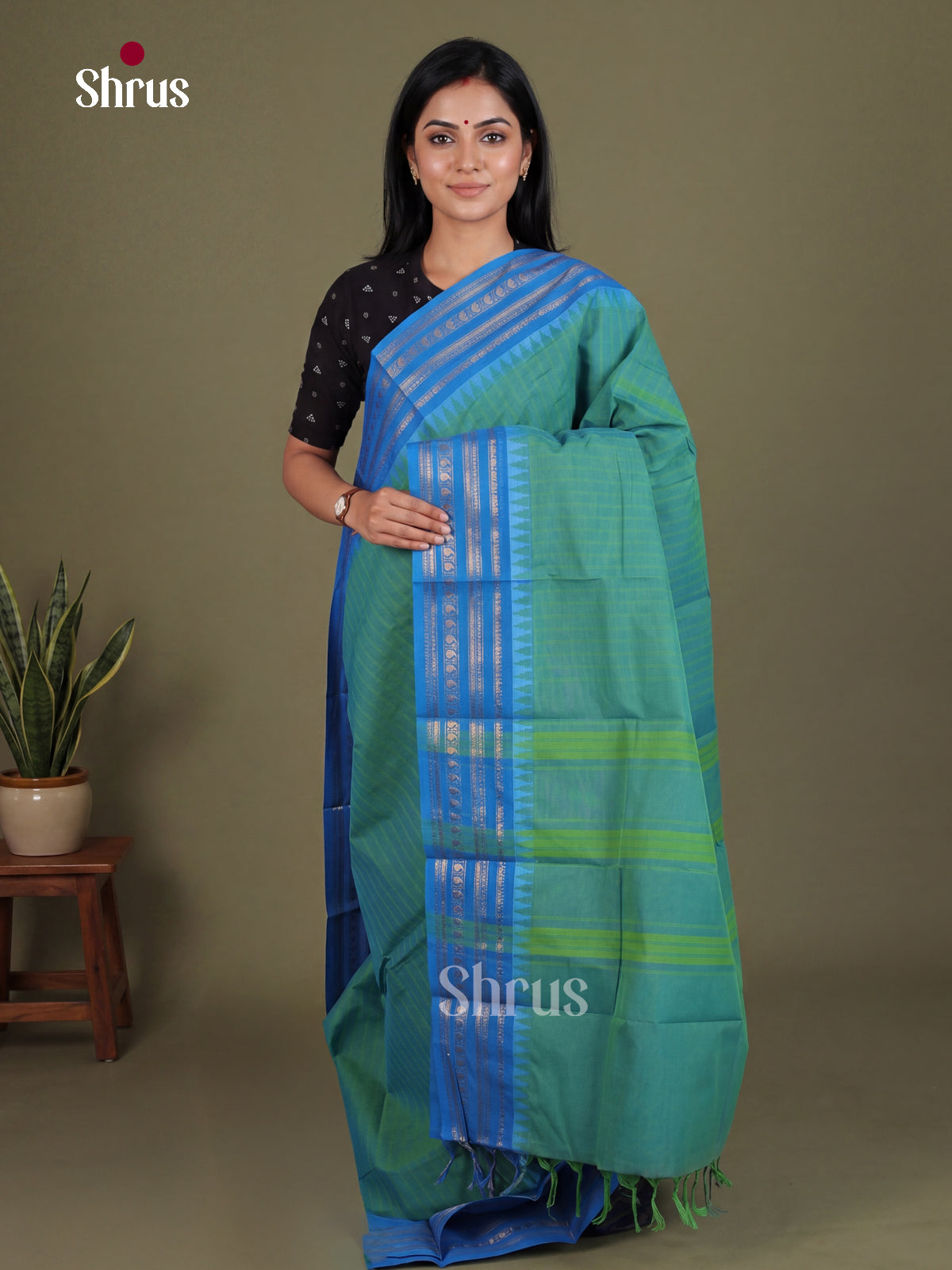 Chettinad Cotton Saree - EES26148