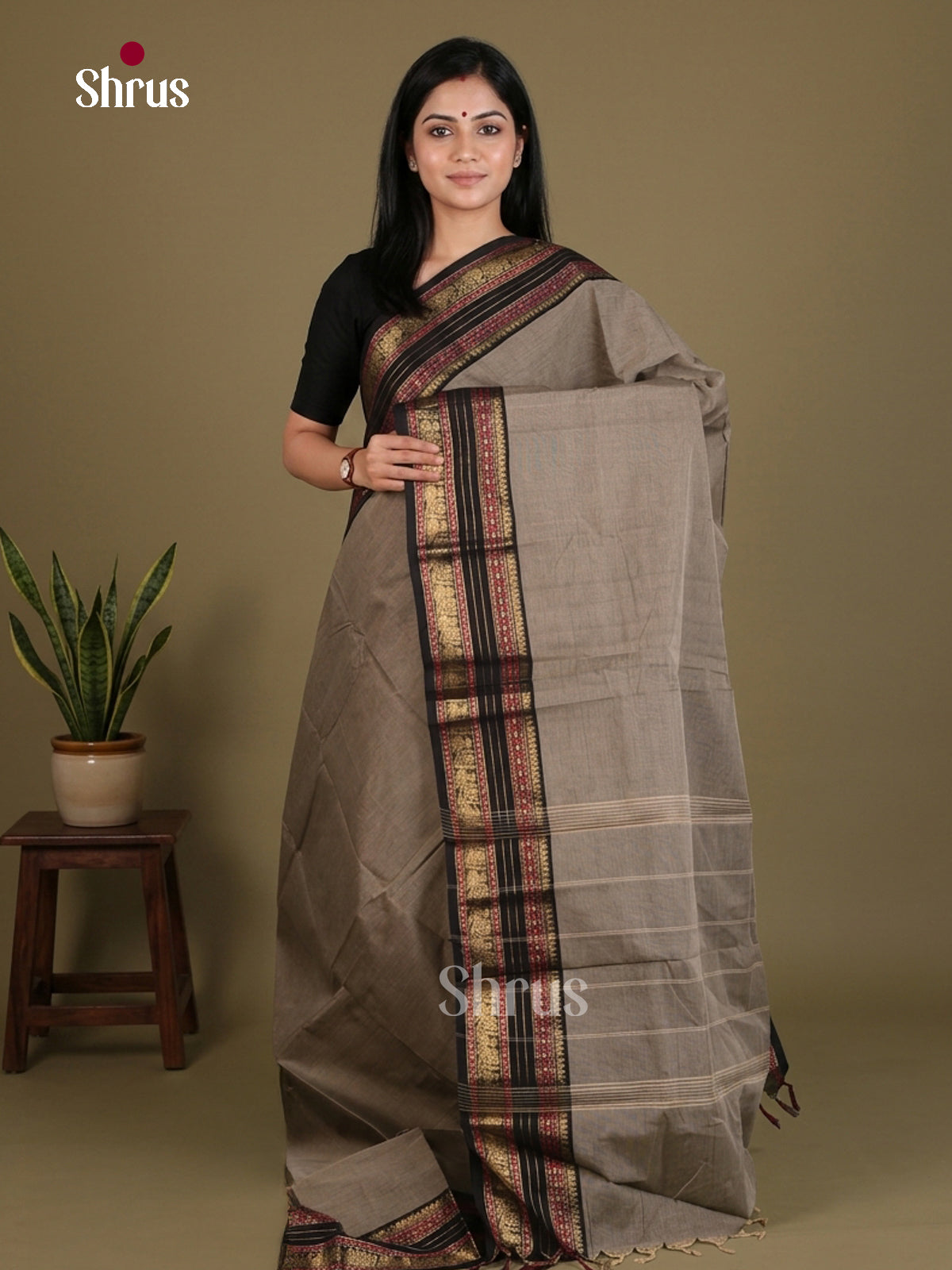 Chettinad Cotton Saree - EES26176