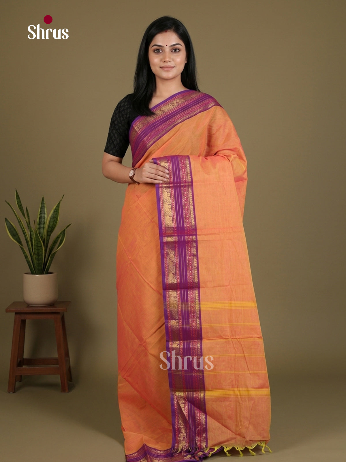 Chettinad Cotton Saree - EES26179