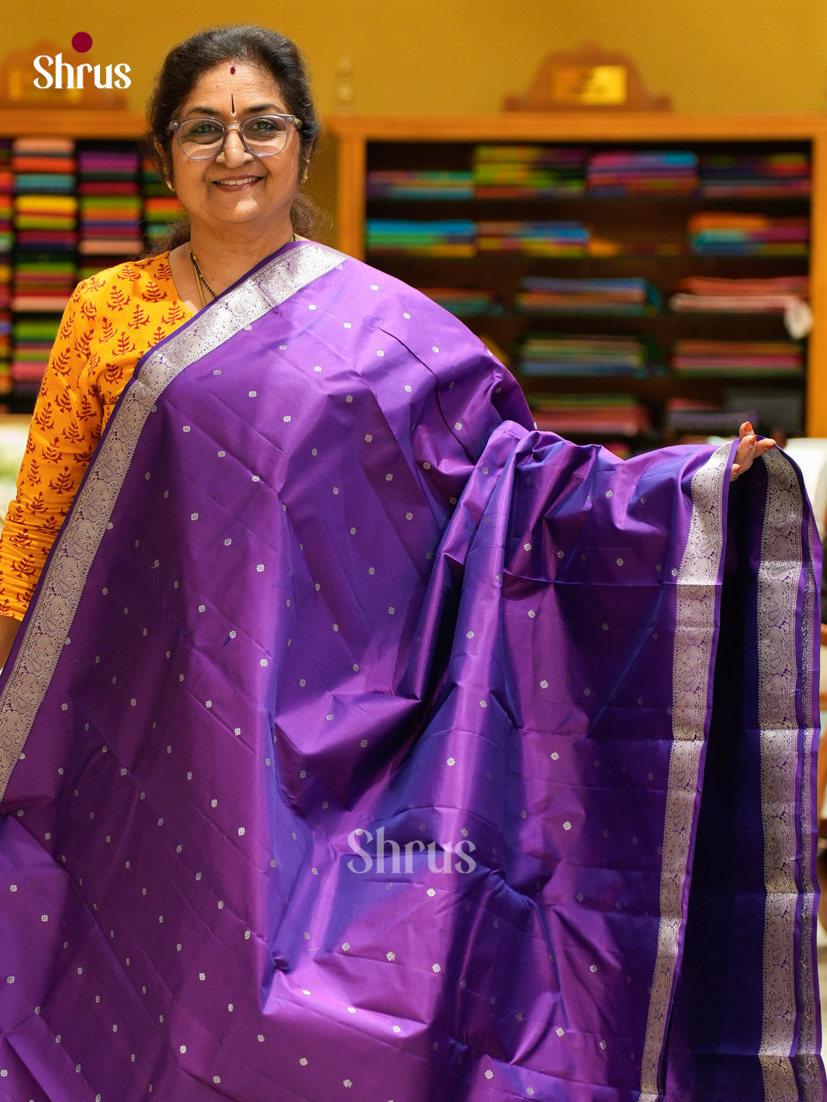 Kanchipuram silk Saree - EES27009 - Shop on Shrus.com