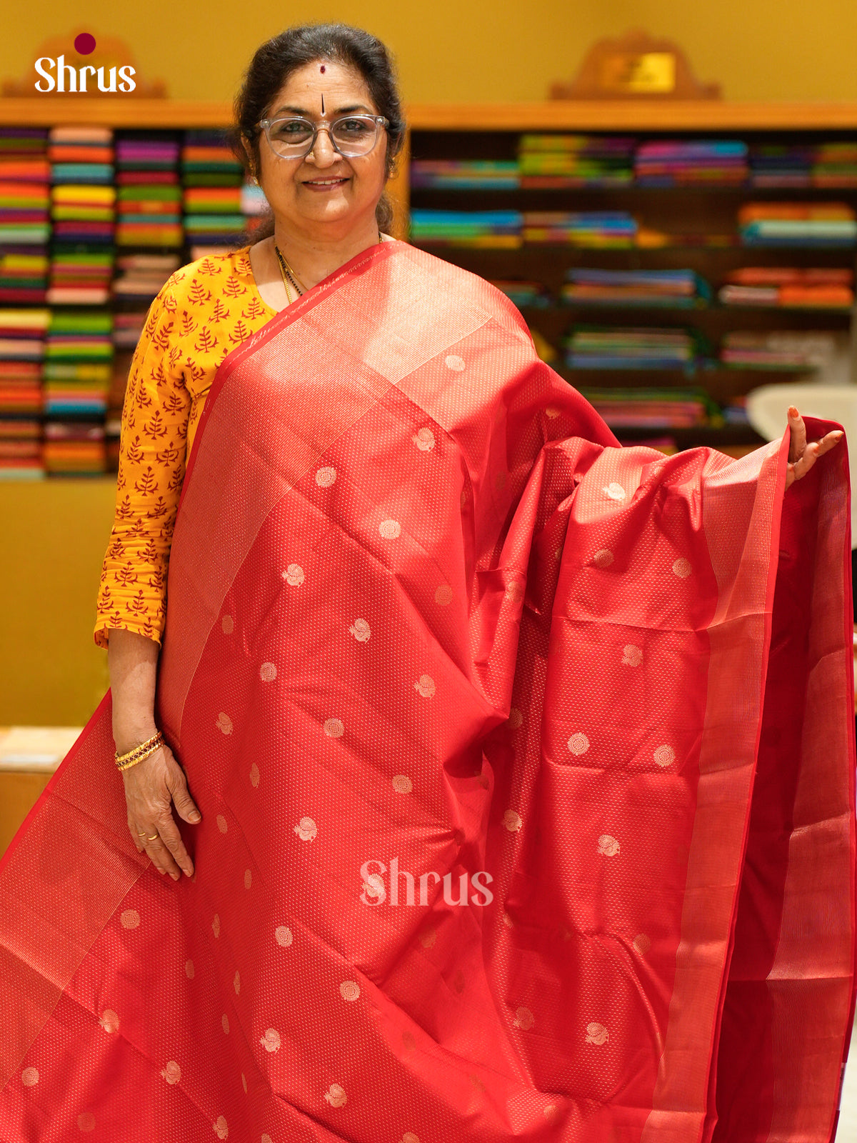 Kanchipuram silk Saree - EES27085 - Shop on Shrus.com