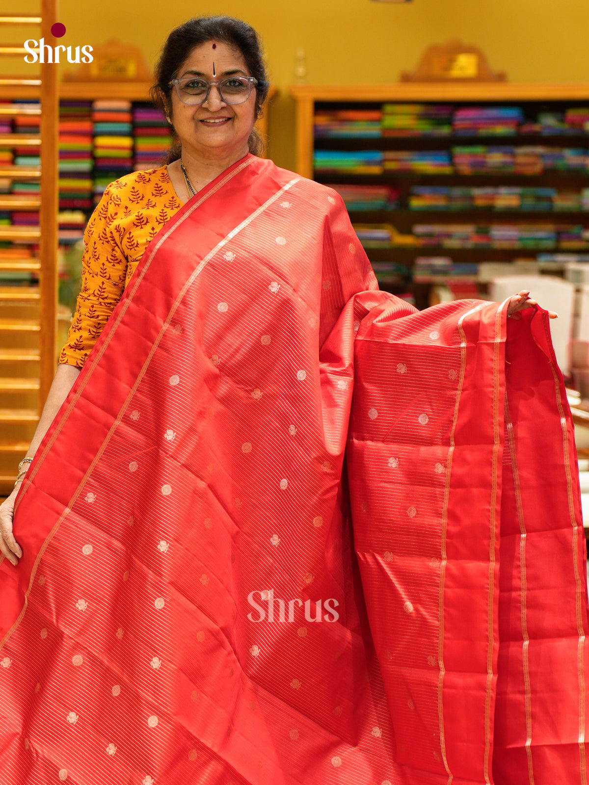 Kanchipuram silk Saree - EES27091 - Shop on Shrus.com