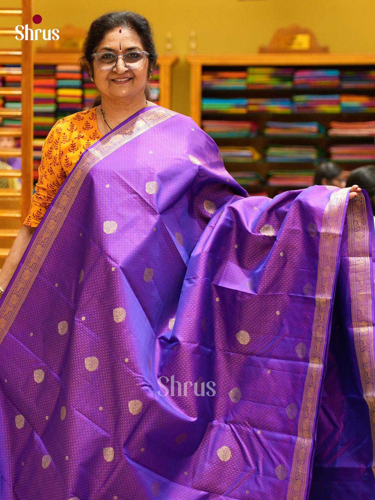 Kanchipuram silk Saree - EES27093 - Shop on Shrus.com