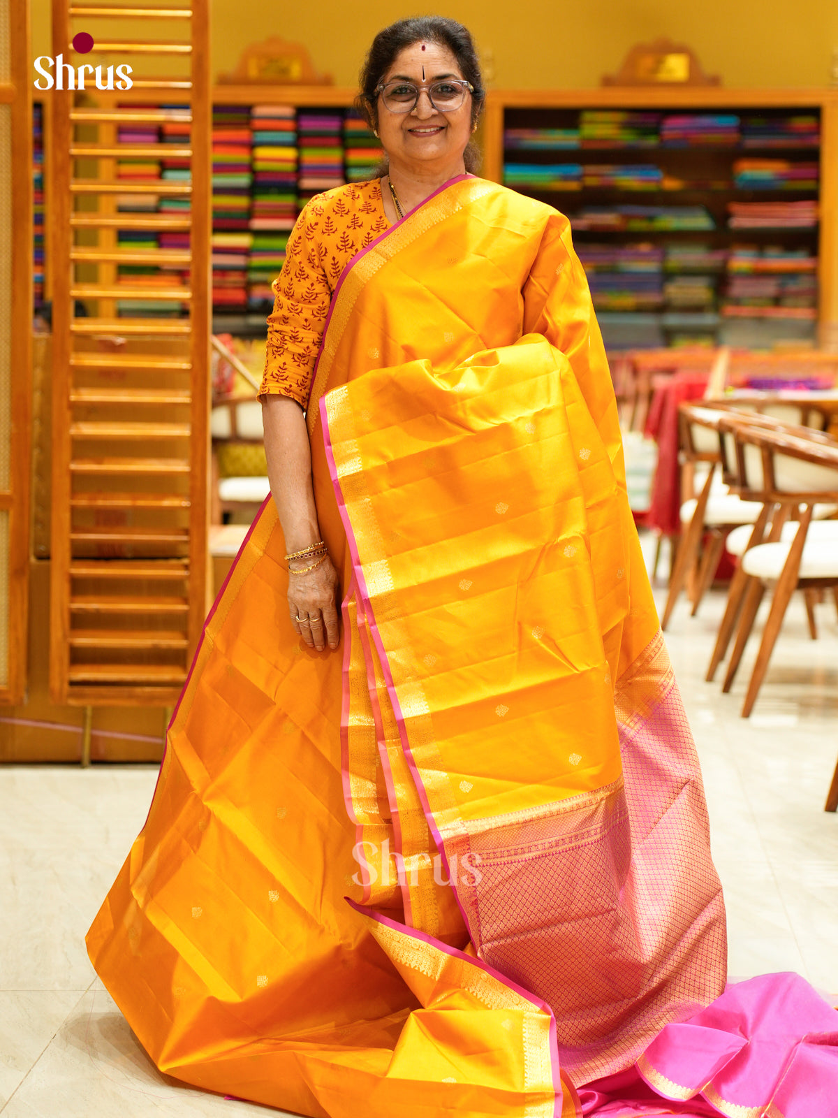 Kanchipuram silk Saree - EES27101 - Shop on Shrus.com