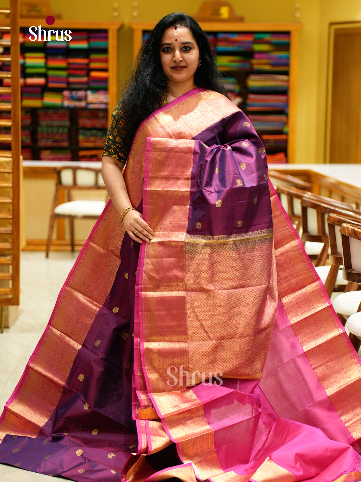 Kanchipuram silk Saree - EES27122