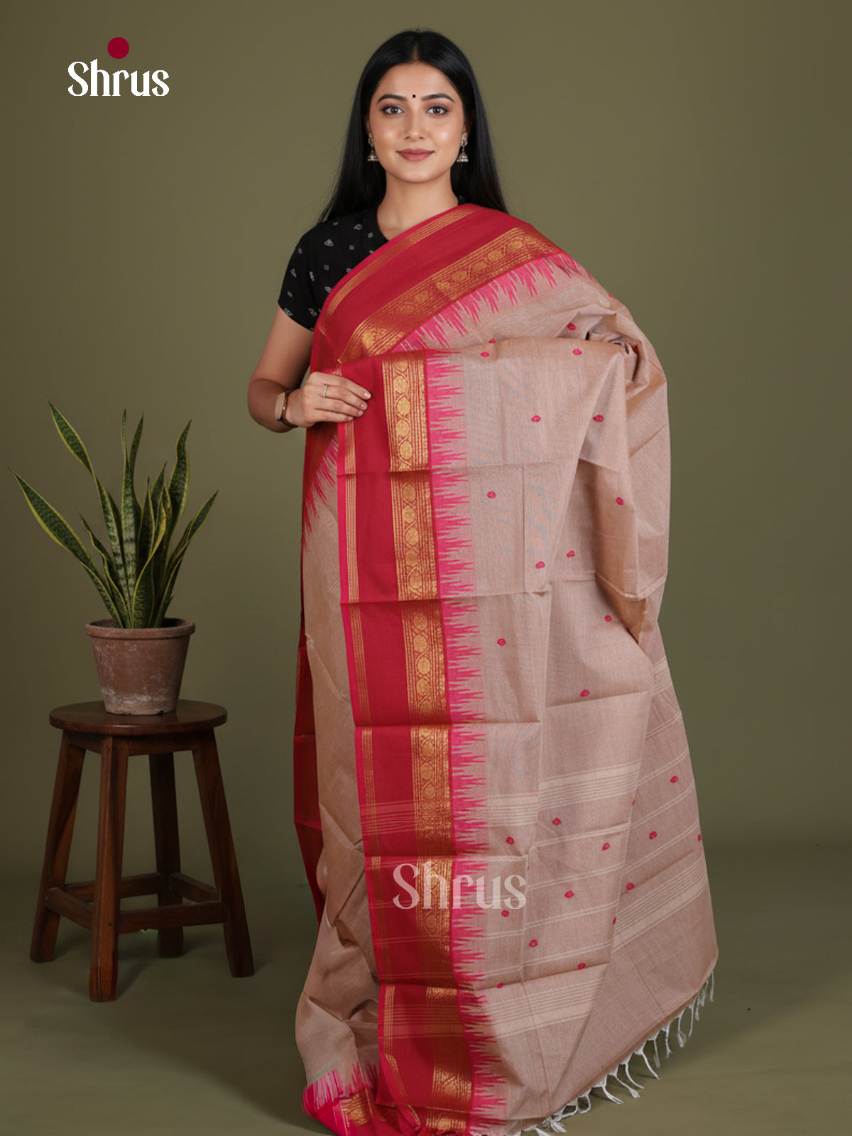 Chettinad Cotton Saree - EES27154