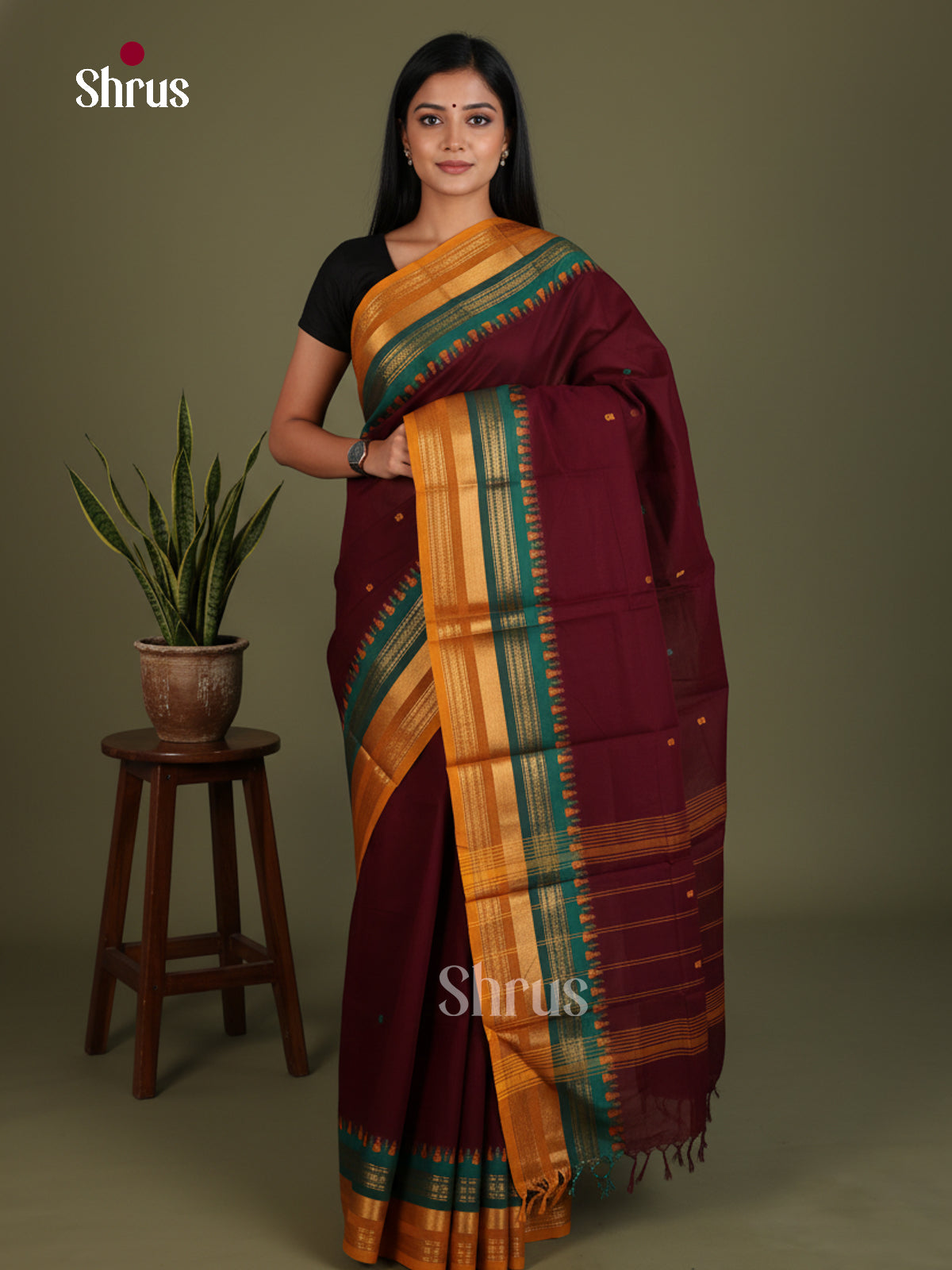 Chettinad Cotton Saree - EES27158