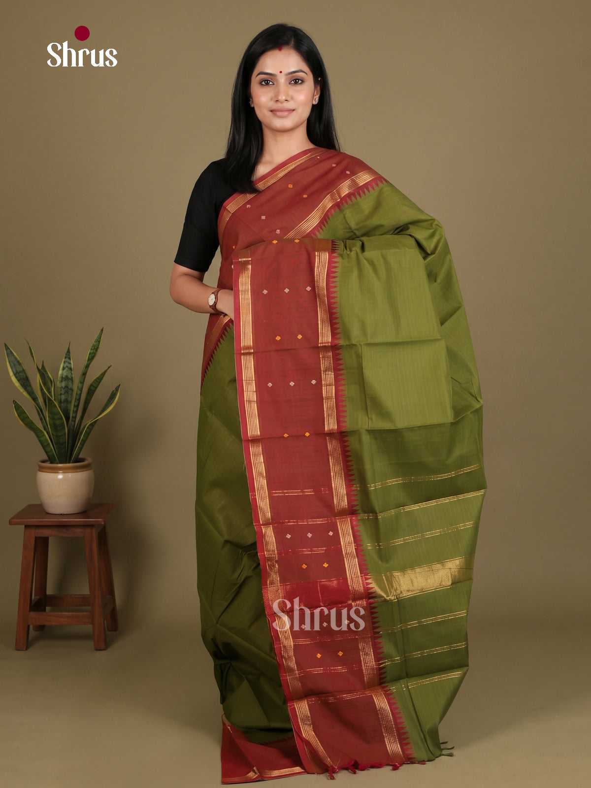 Chettinad Cotton Saree - EES27167