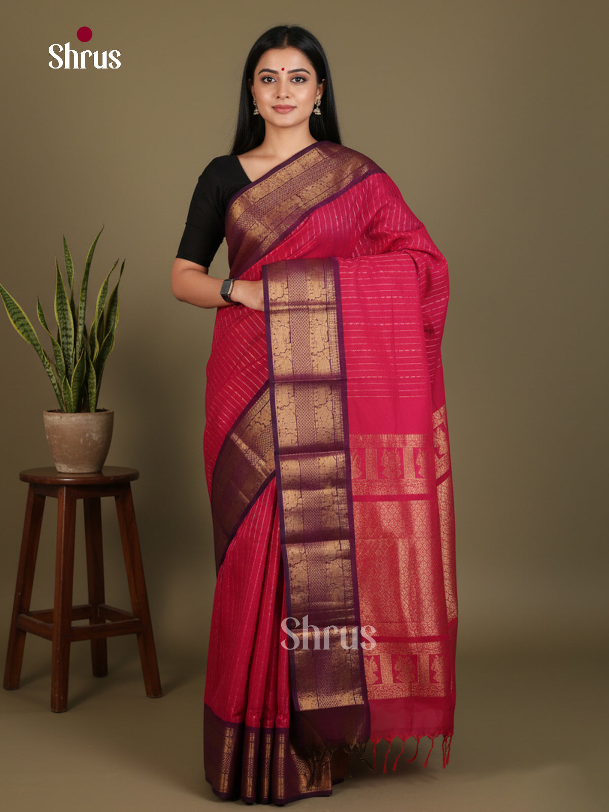 Chettinad Cotton Saree - EES27176