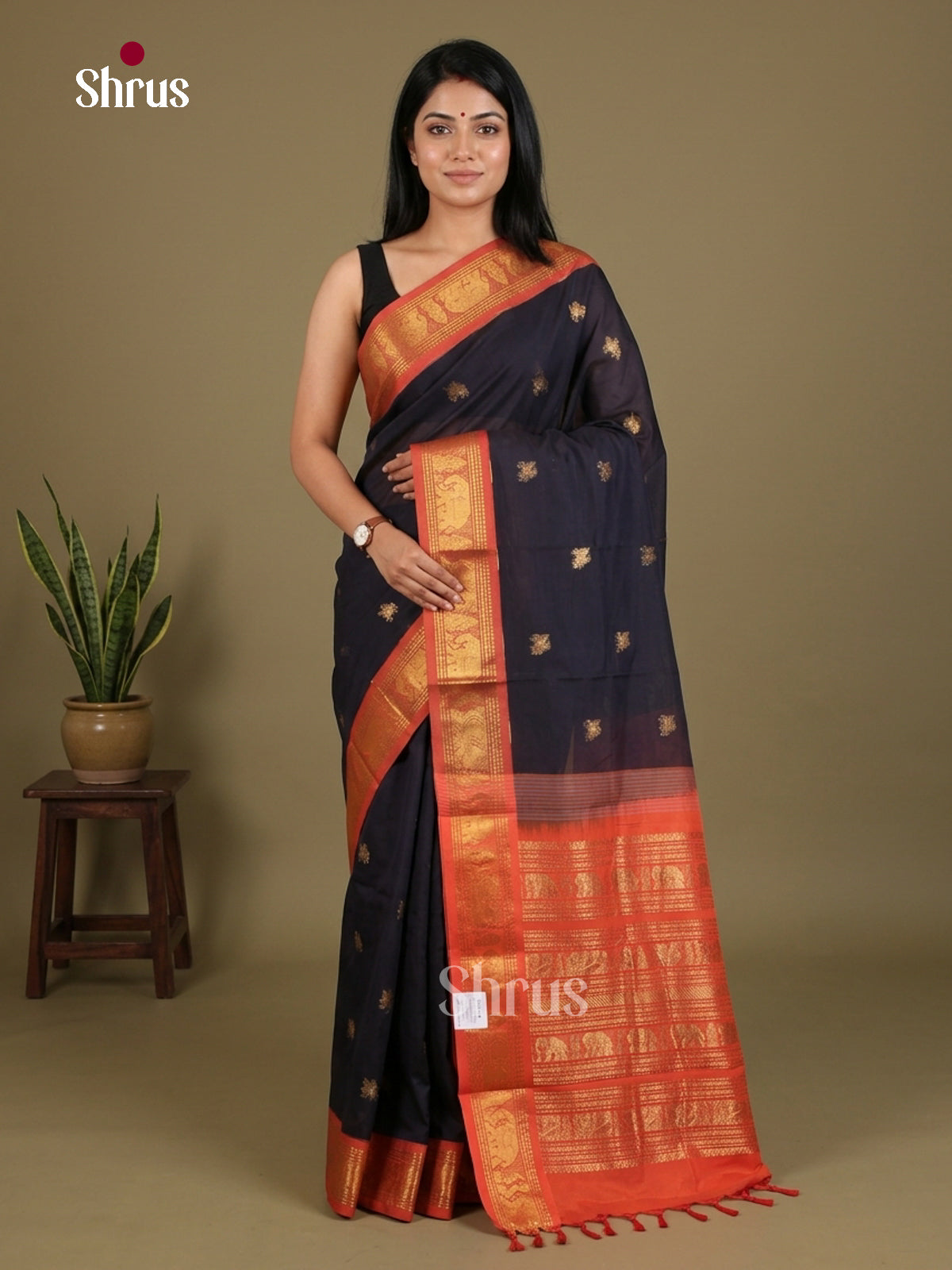 Chettinad Cotton Saree - EES27271 - Shop on Shrus.com