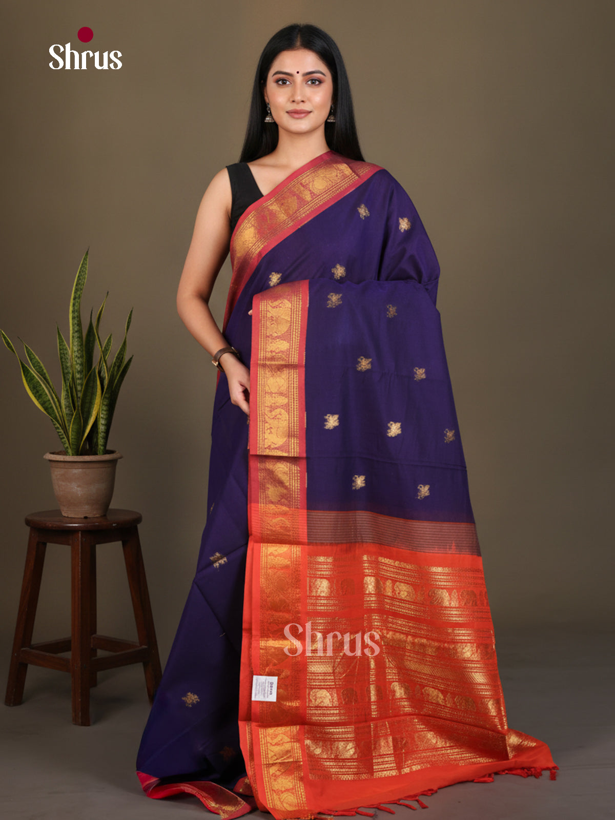 Chettinad Cotton Saree - EES27277 - Shop on Shrus.com