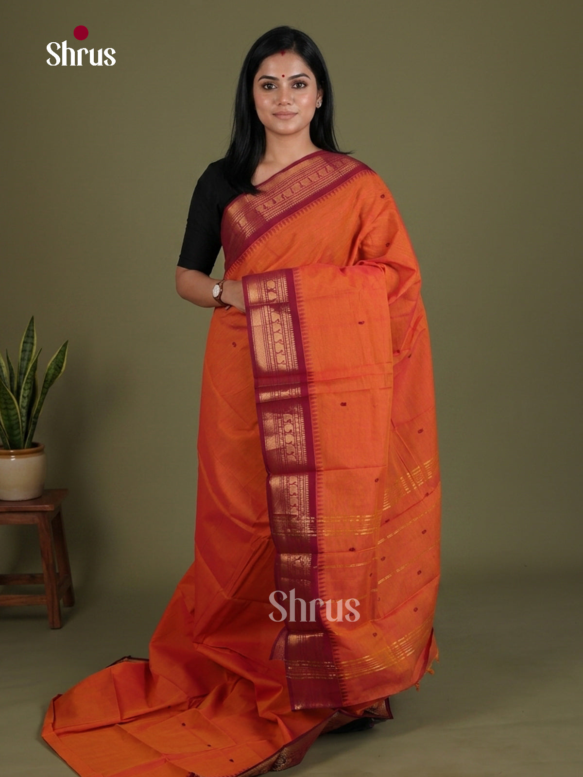Chettinad Cotton Saree - EES28012