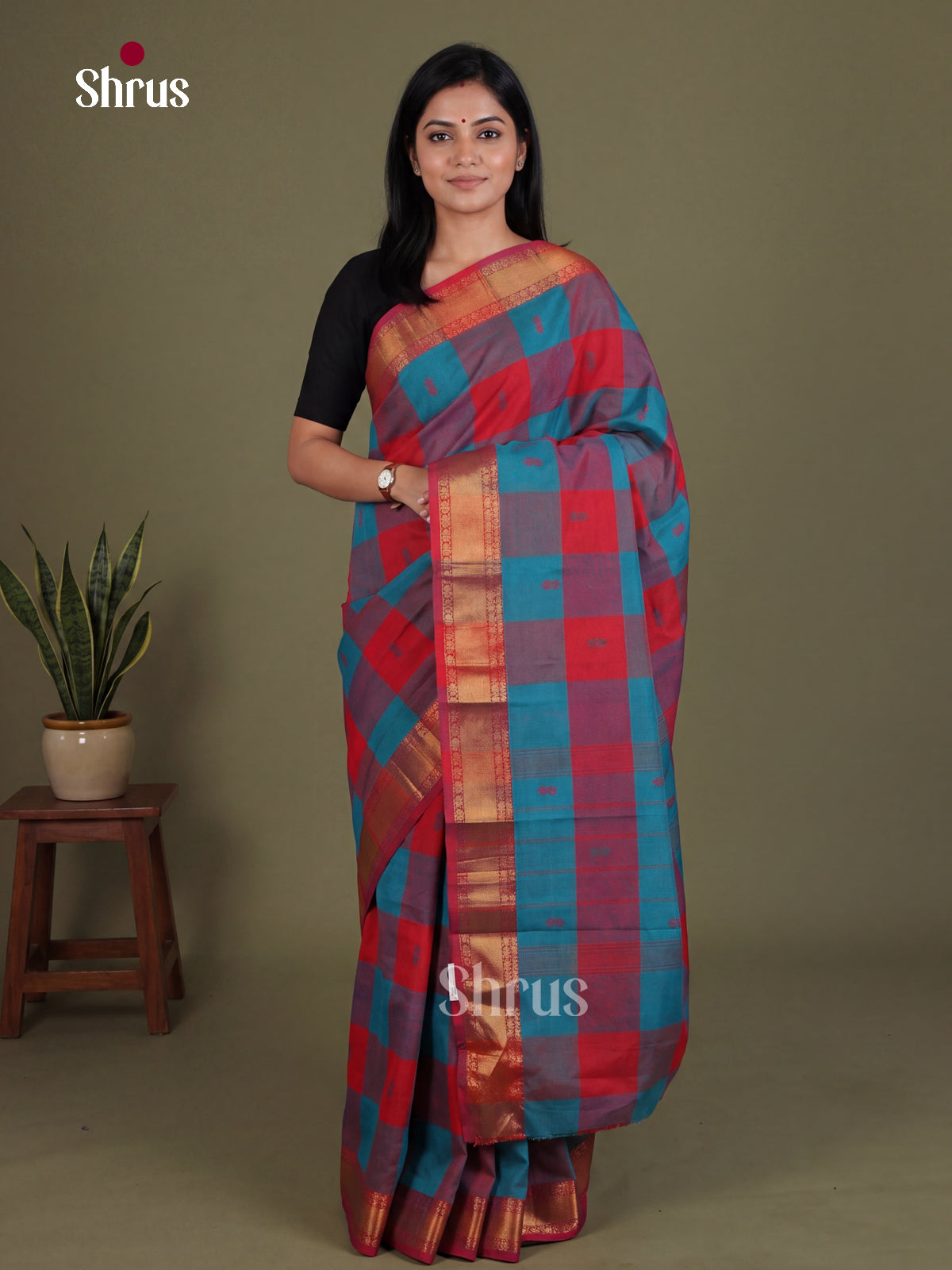 Chettinad Mix Cotton Saree - EES28163