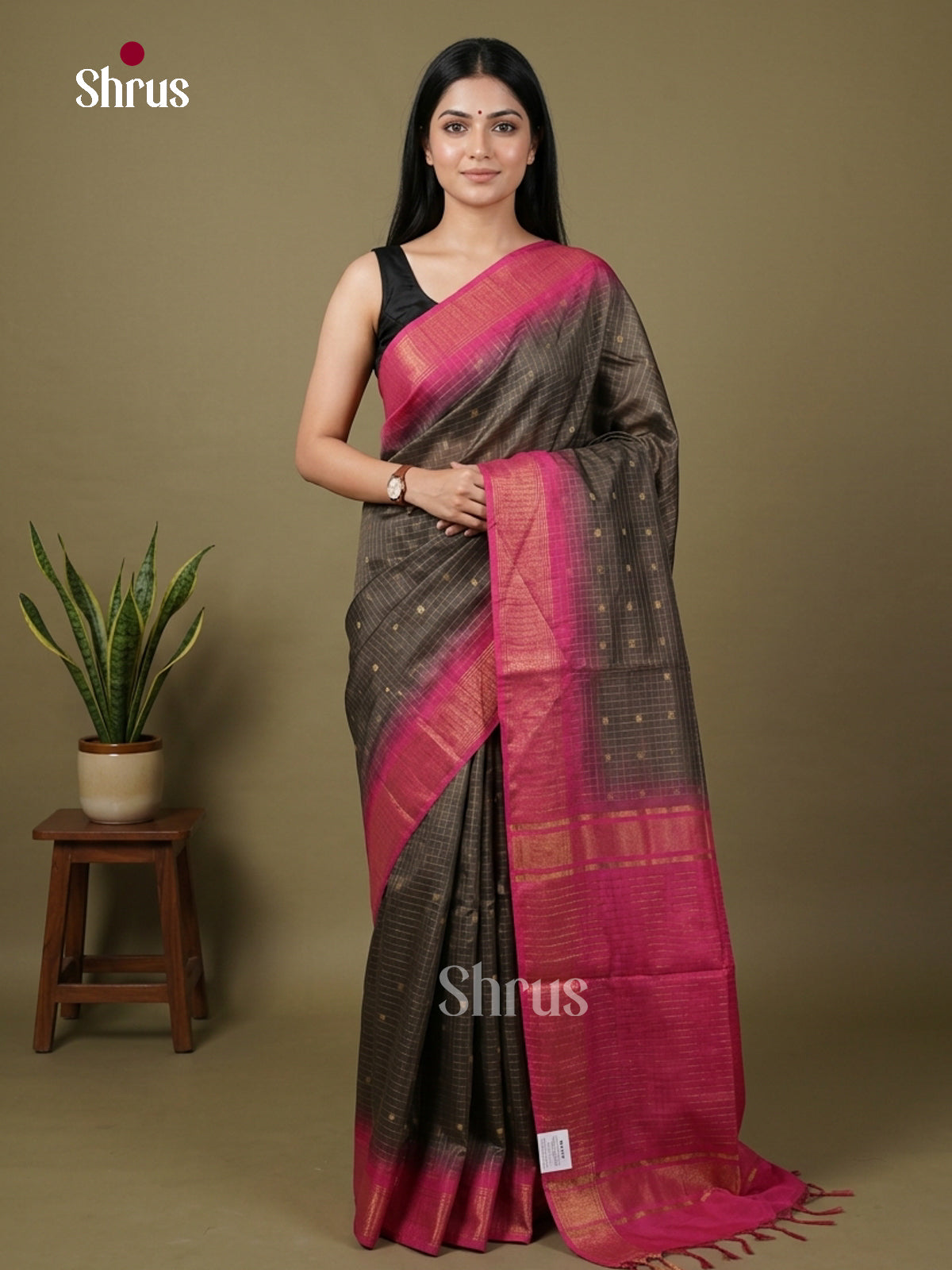 Semi Tussar Saree - EES29016