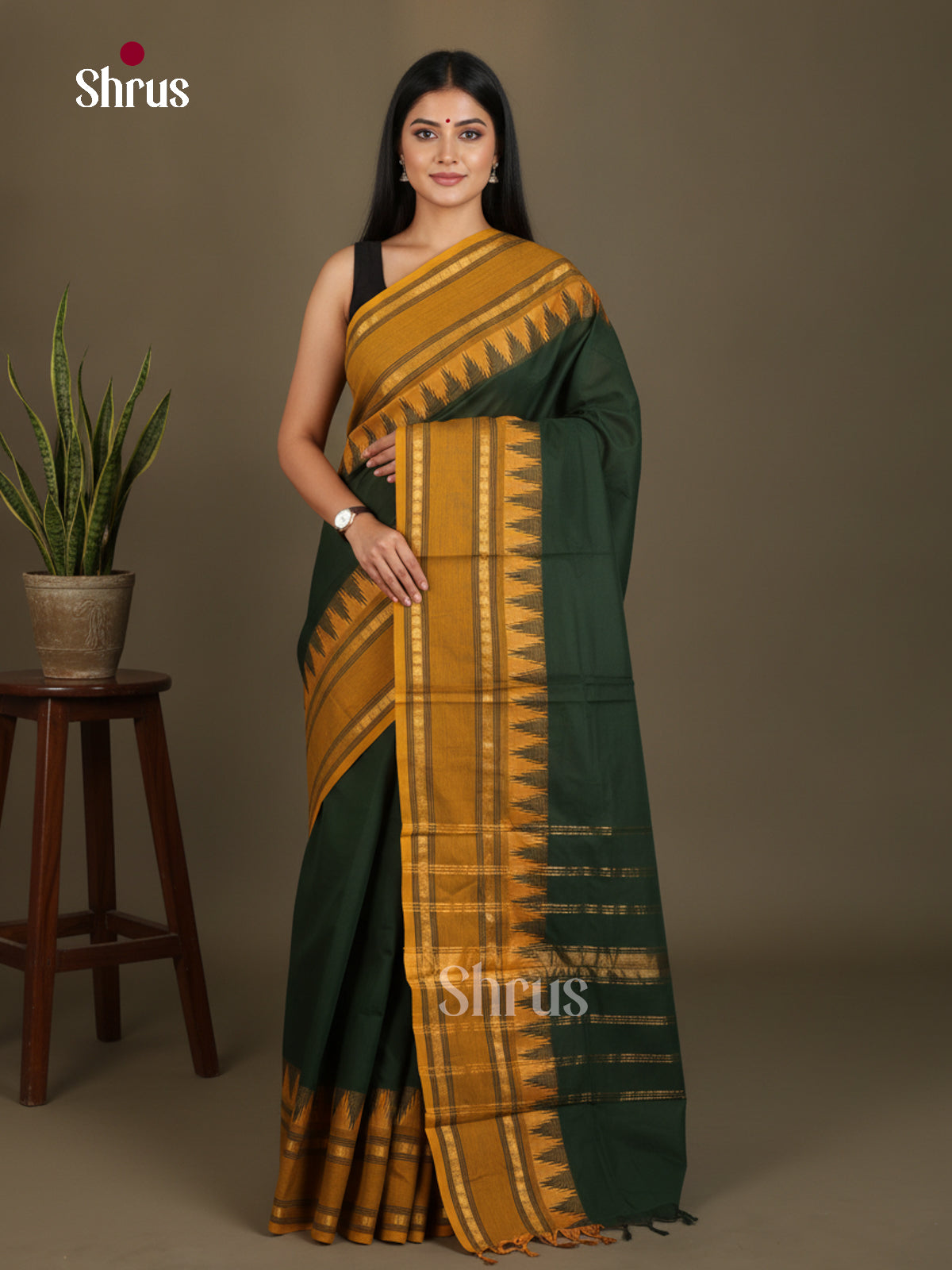 Chettinad Cotton Saree - EES29021 - Shop on Shrus.com