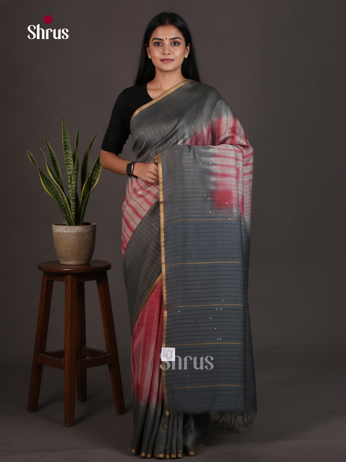 Shibori Saree - EES29059 - Shop on Shrus.com