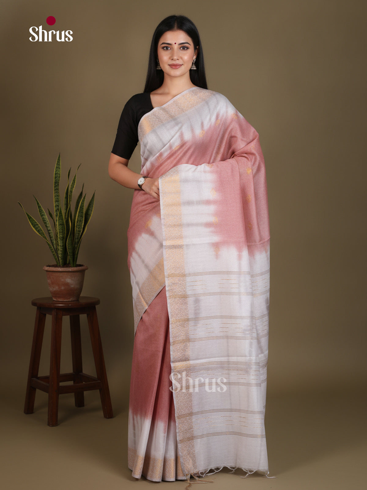 Shibori Saree - EES29489 - Shop on Shrus.com