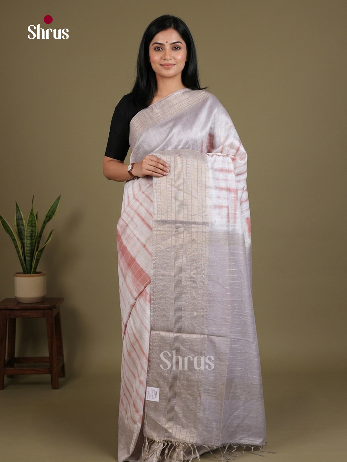 Shibori Saree - EES29504 - Shop on Shrus.com