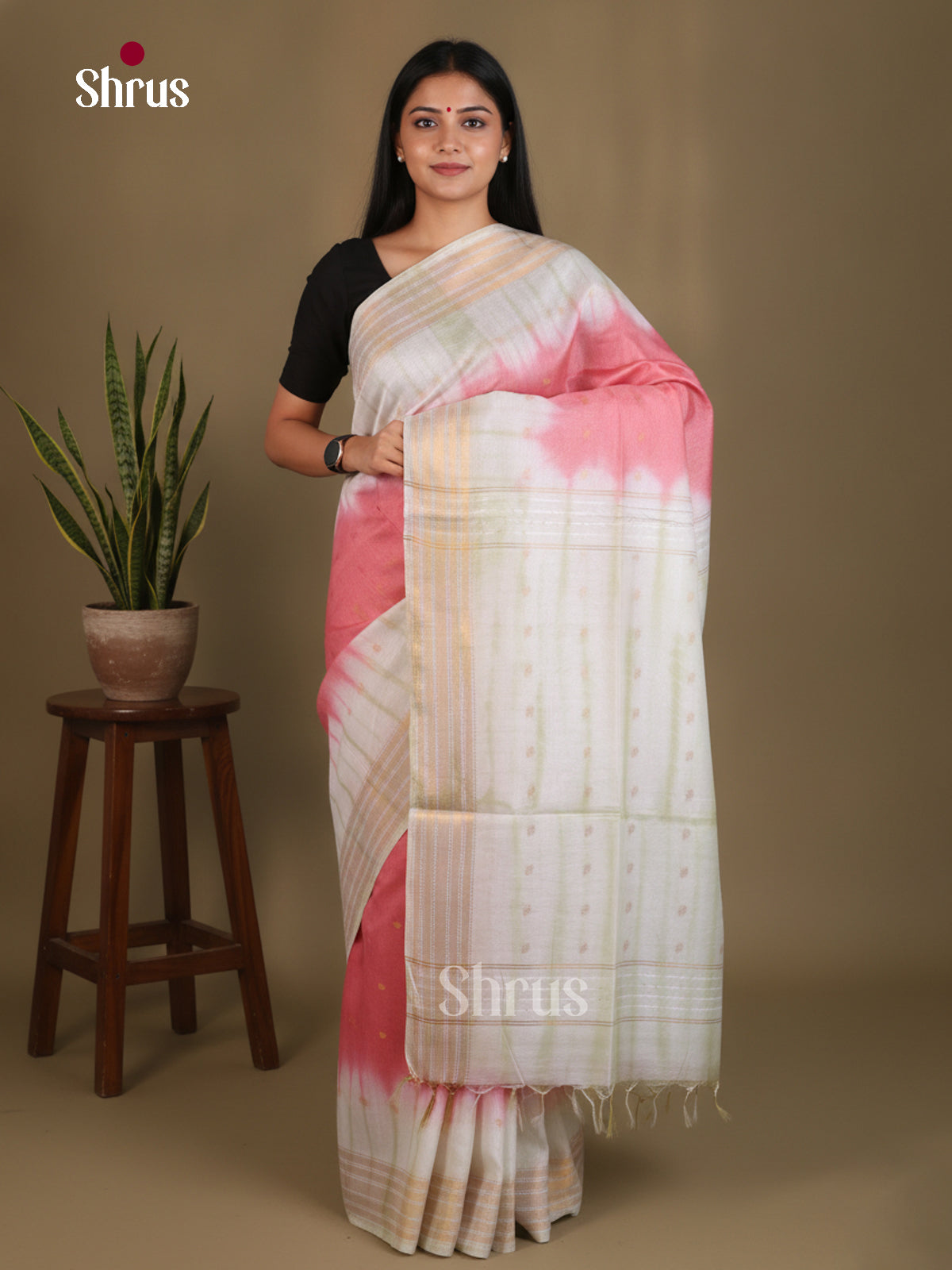 Shibori Saree - EES29524 - Shop on Shrus.com