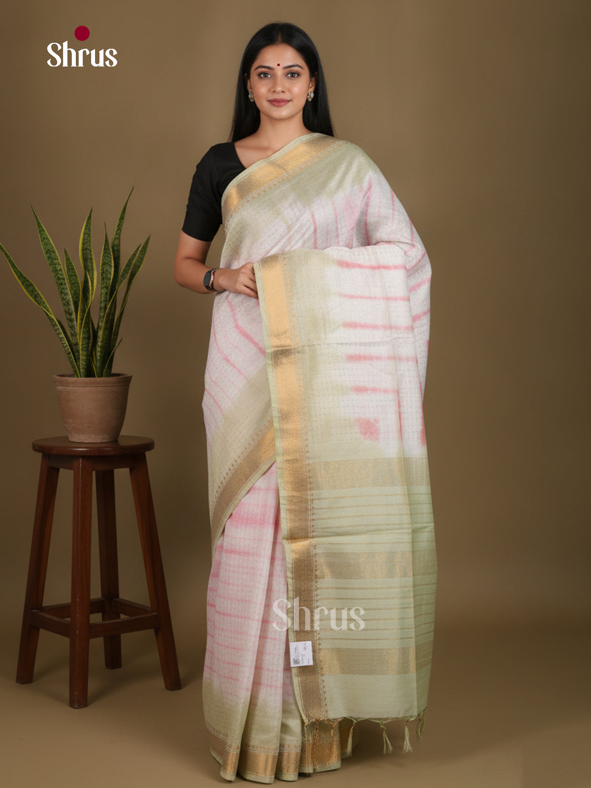 Shibori Saree - EES29527 - Shop on Shrus.com