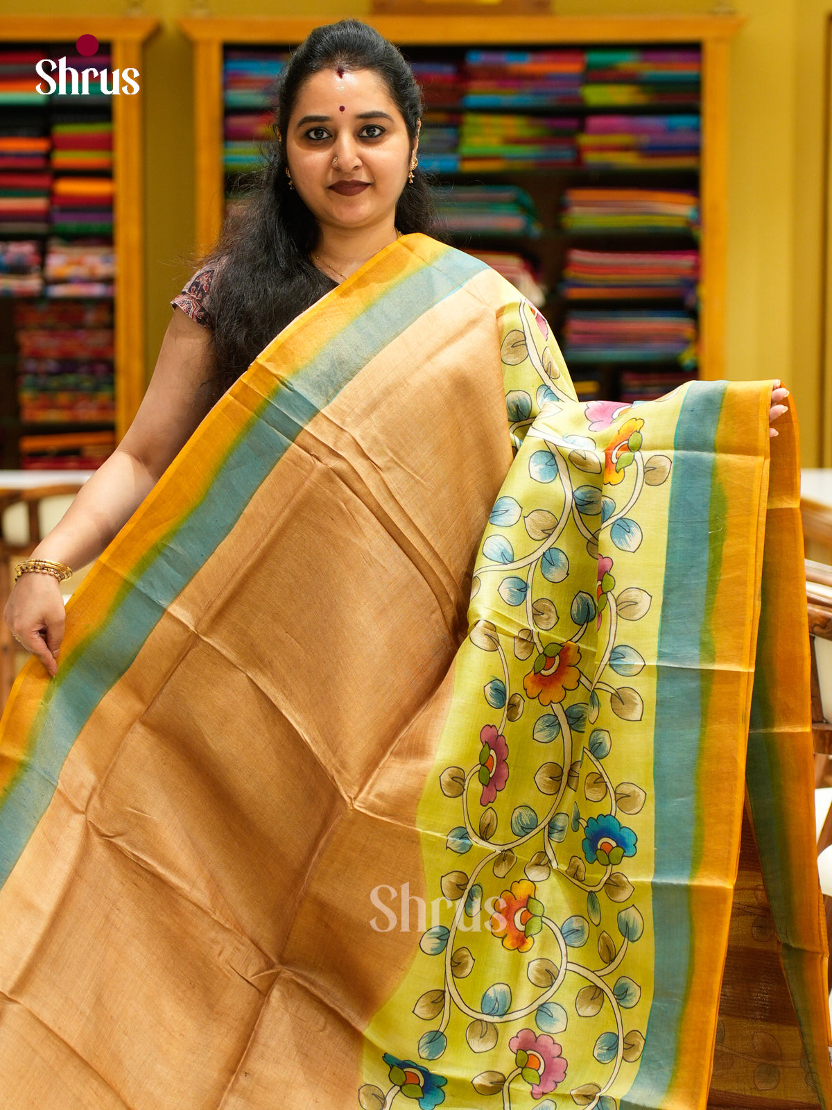 Tussar Saree - EES30118 - Shop on Shrus.com