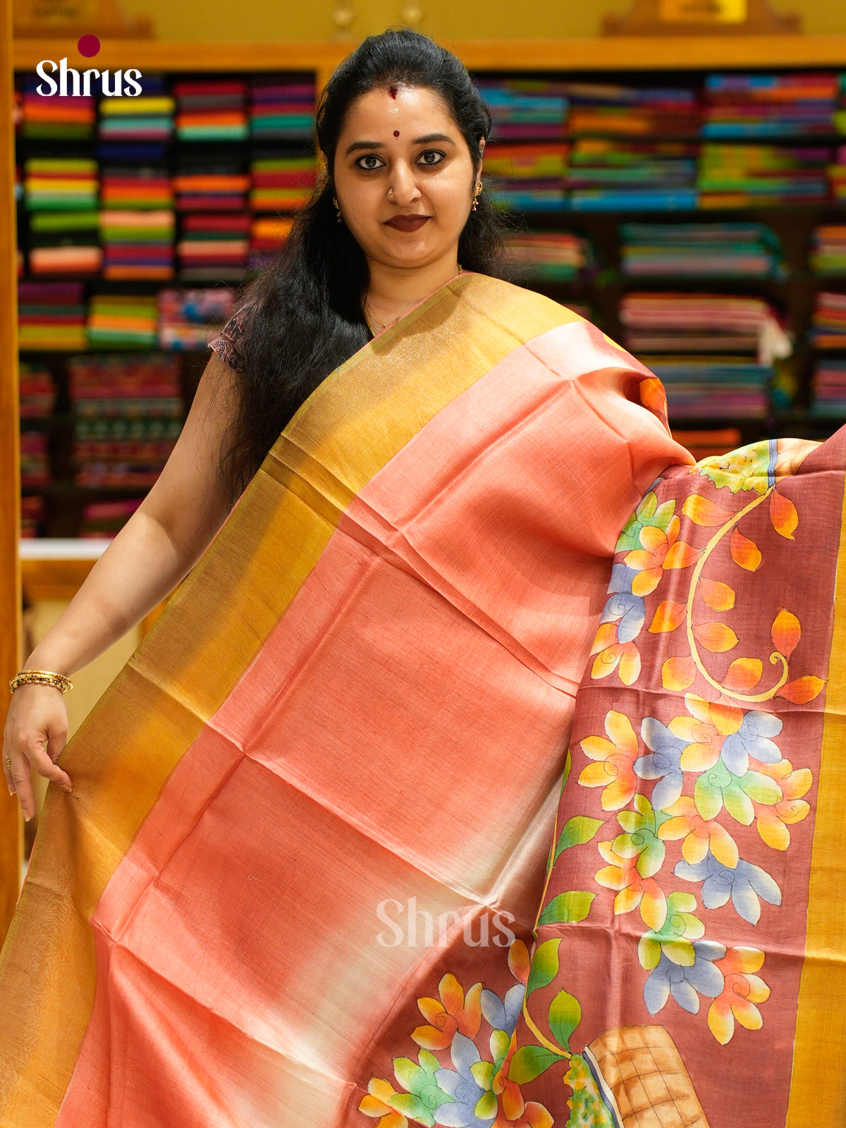 Tussar Saree - EES30144 - Shop on Shrus.com