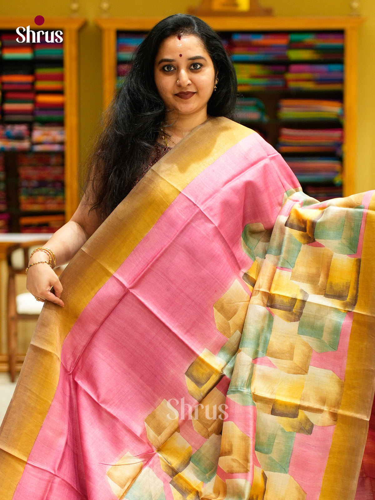 Tussar Saree - EES30149 - Shop on Shrus.com