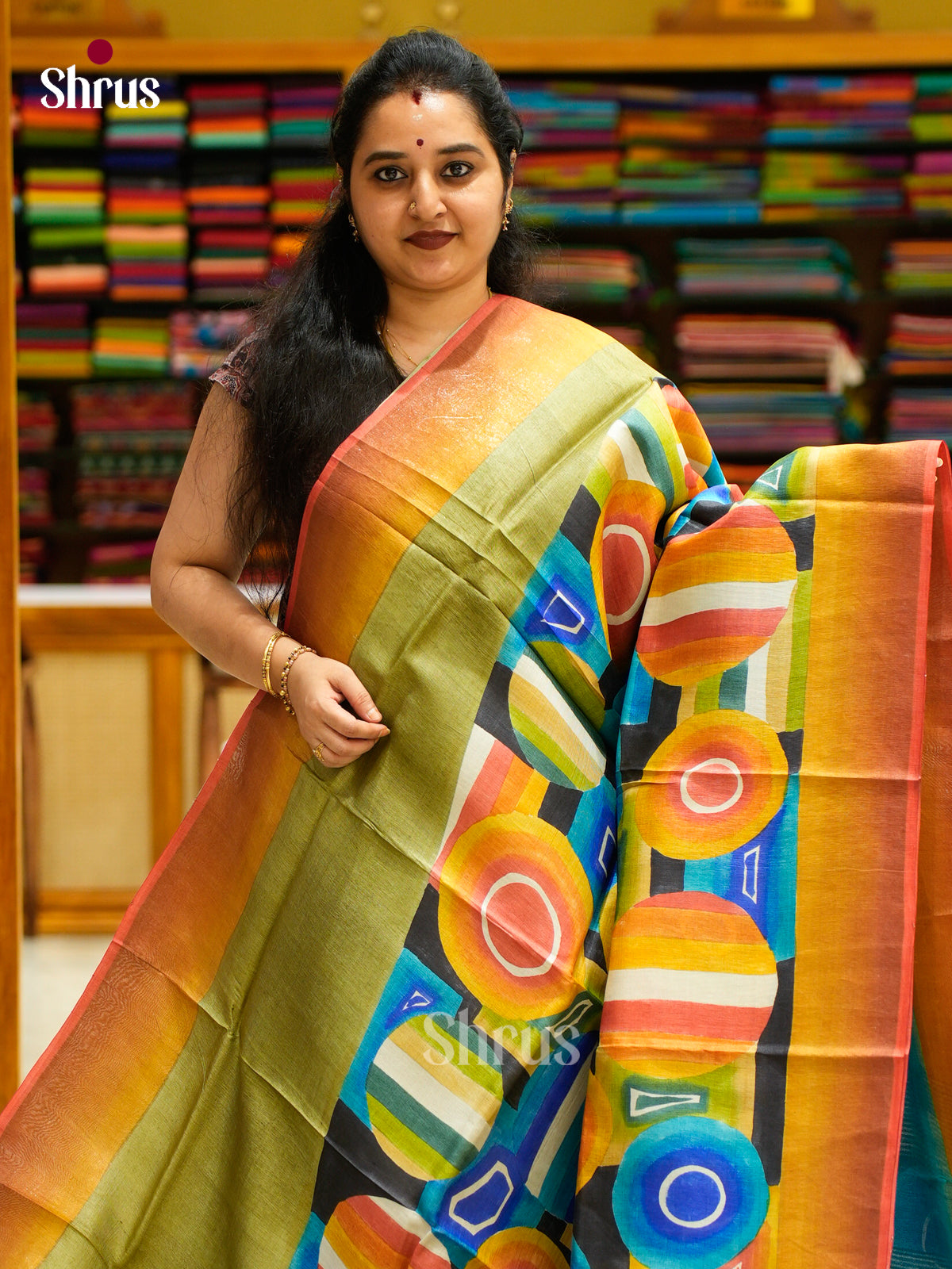 Tussar Saree - EES30168 - Shop on Shrus.com