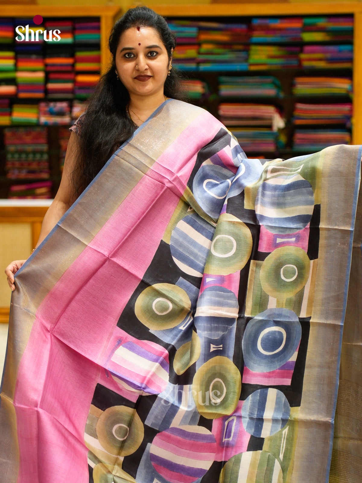 Tussar Saree - EES30169 - Shop on Shrus.com