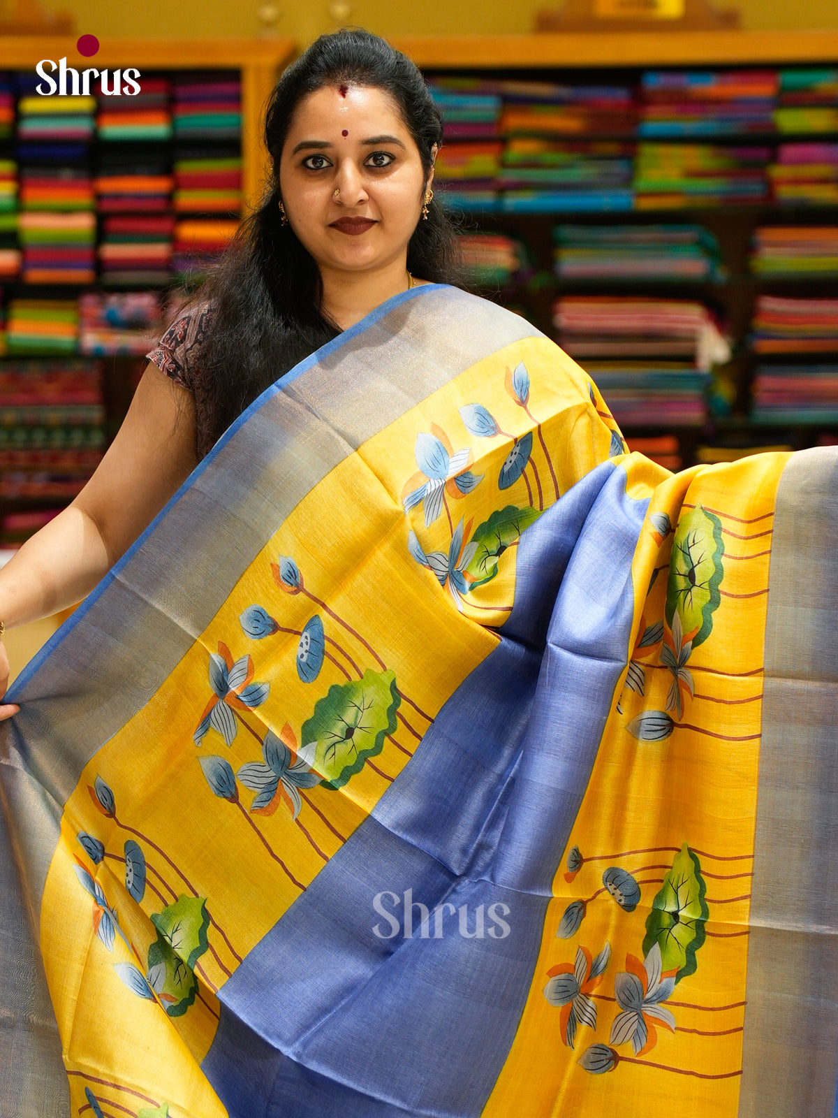Tussar Saree - EES30183 - Shop on Shrus.com