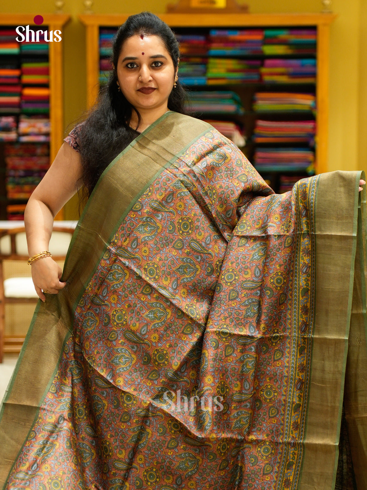 Tussar Saree - EES30201 - Shop on Shrus.com