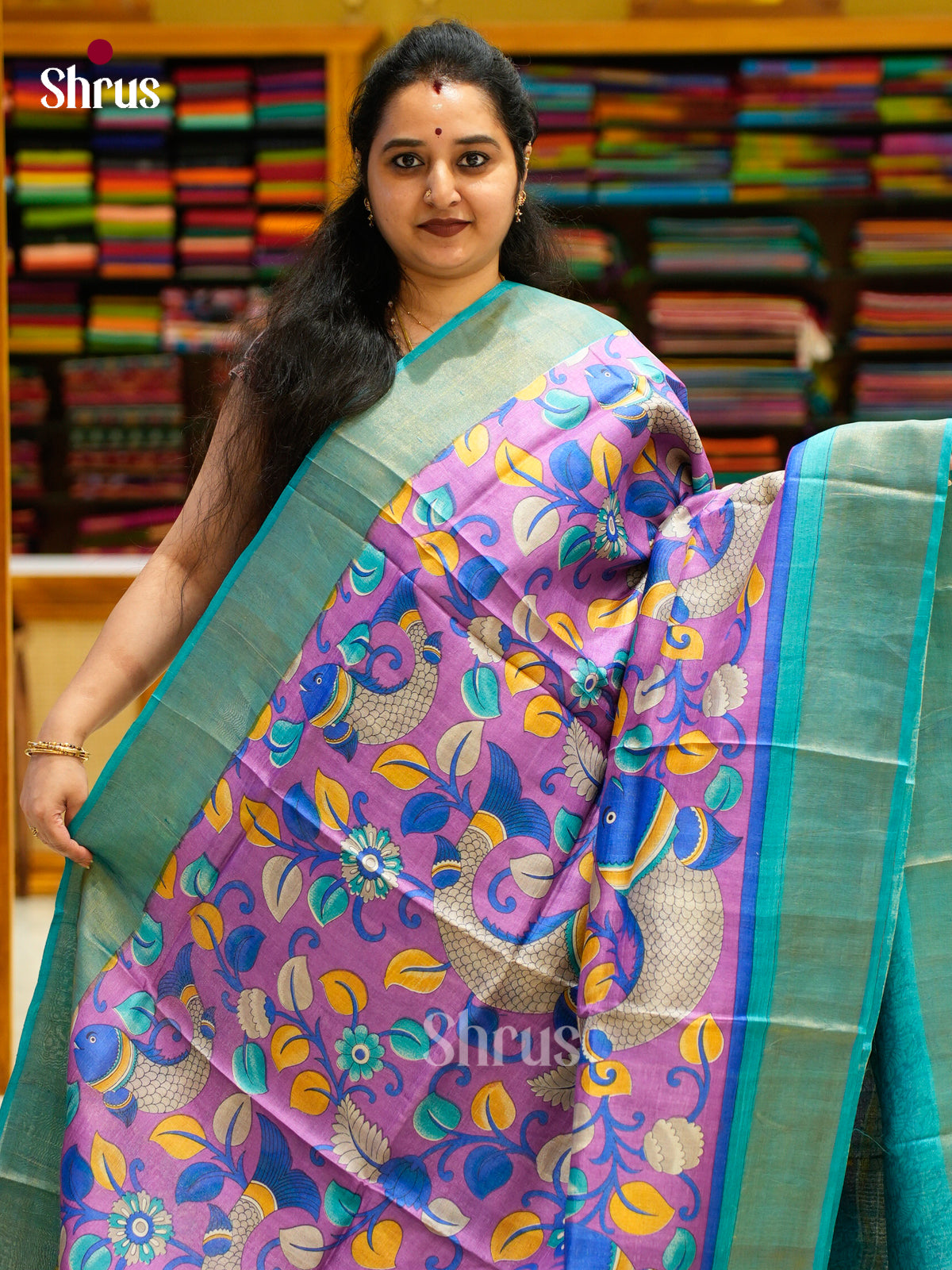 Tussar Saree - EES30204 - Shop on Shrus.com