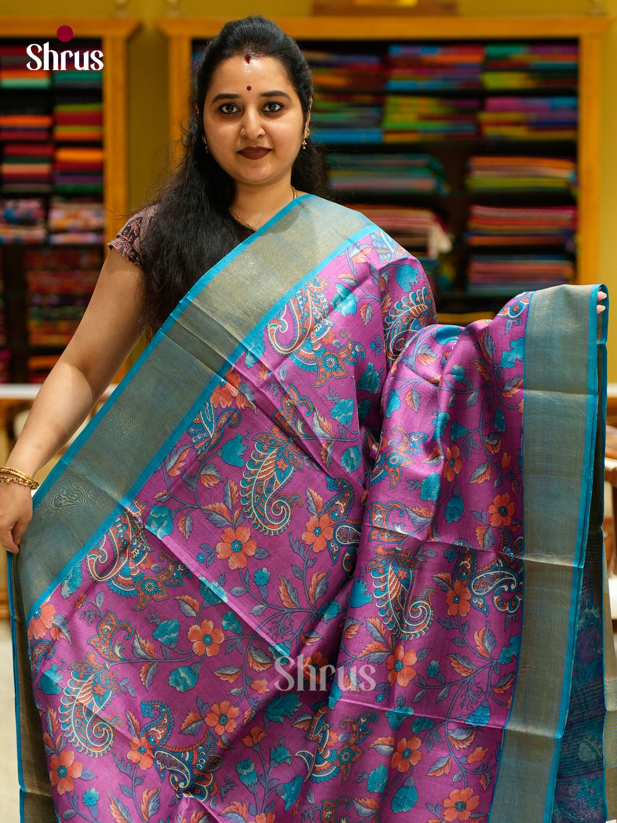 Tussar Saree - EES30209 - Shop on Shrus.com