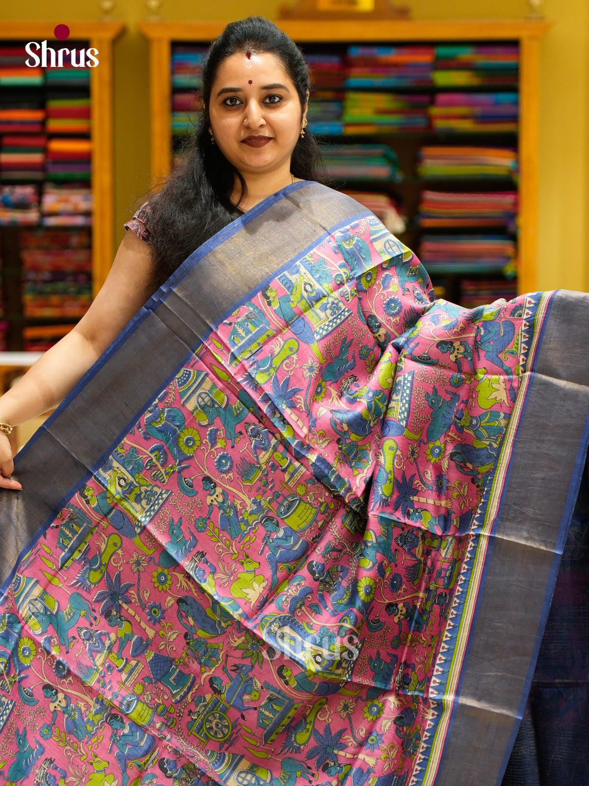 Tussar Saree - EES30216 - Shop on Shrus.com