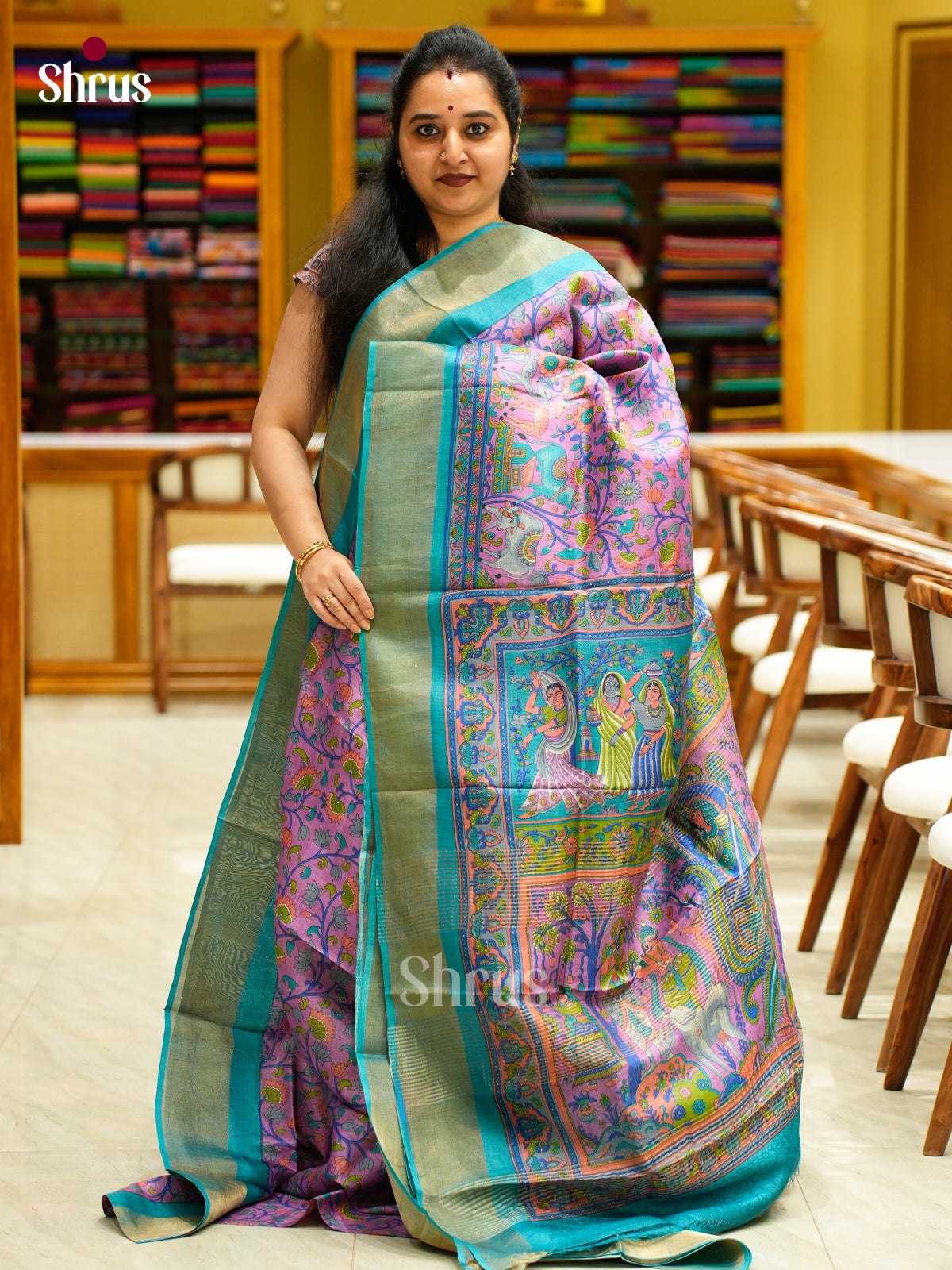 Tussar Saree - EES30225 - Shop on Shrus.com