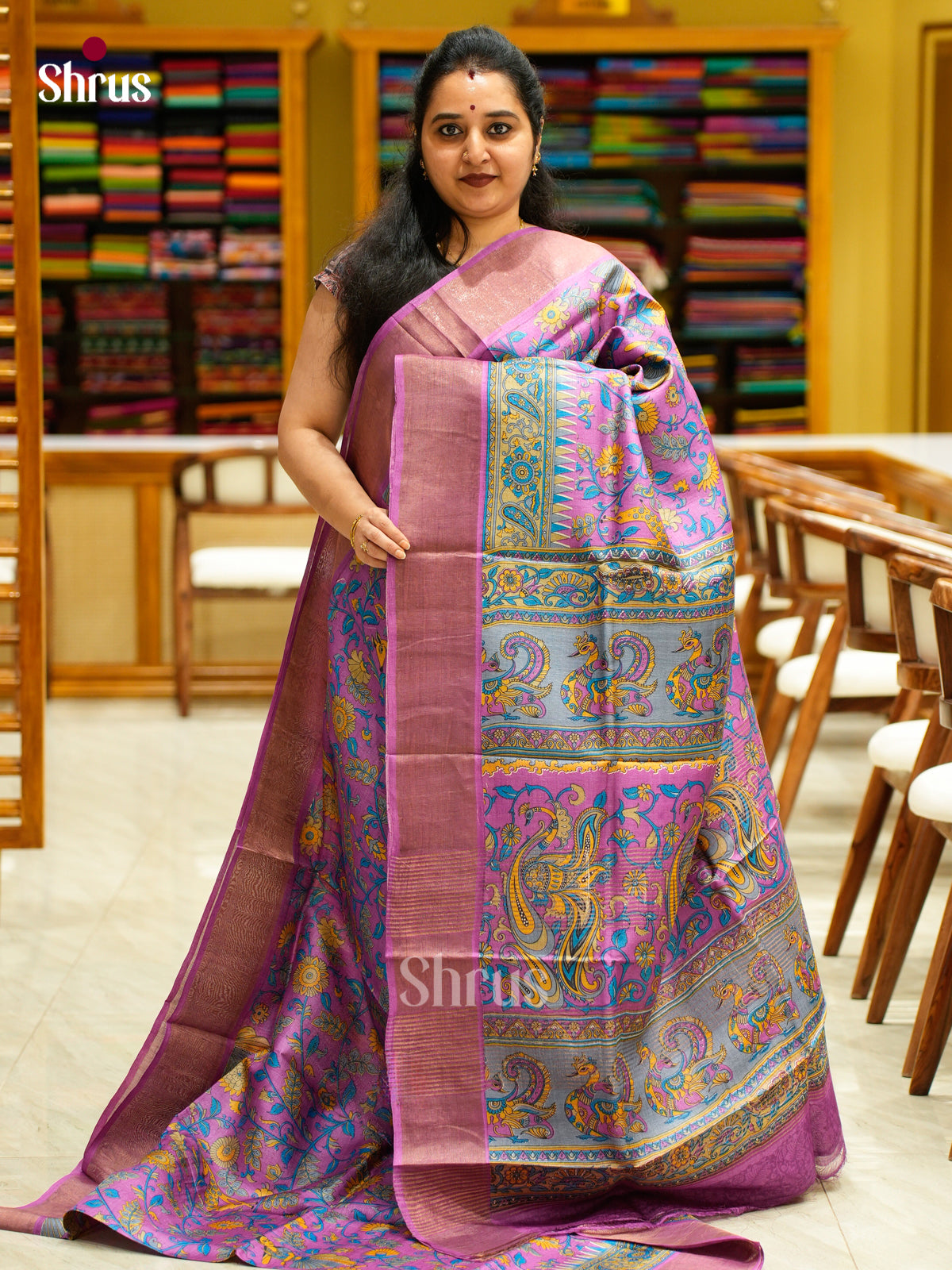 Tussar Saree - EES30229 - Shop on Shrus.com