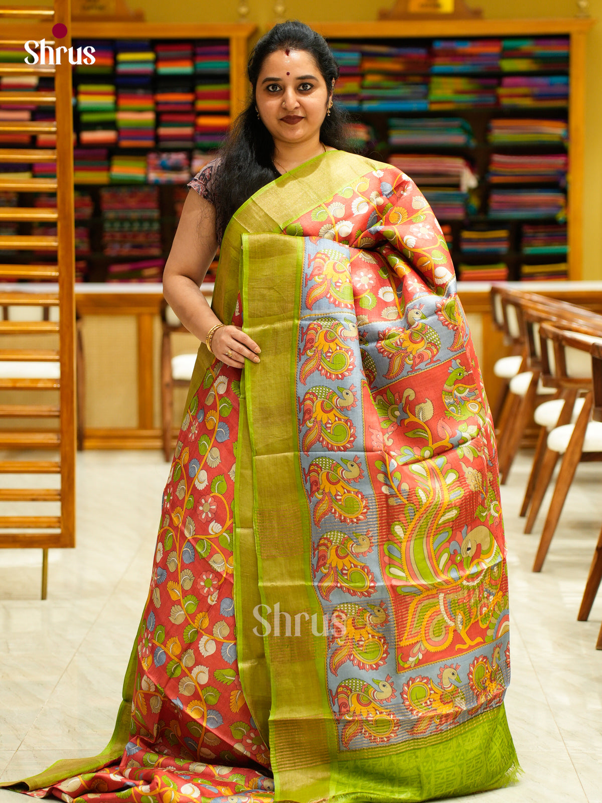 Tussar Saree - EES30235 - Shop on Shrus.com