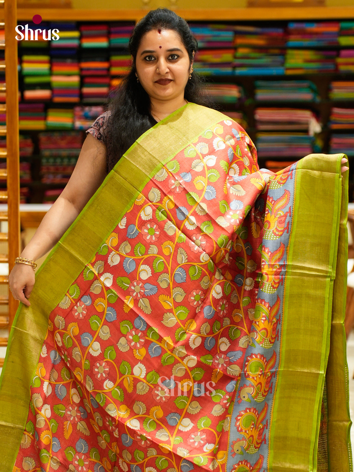 Tussar Saree - EES30235 - Shop on Shrus.com
