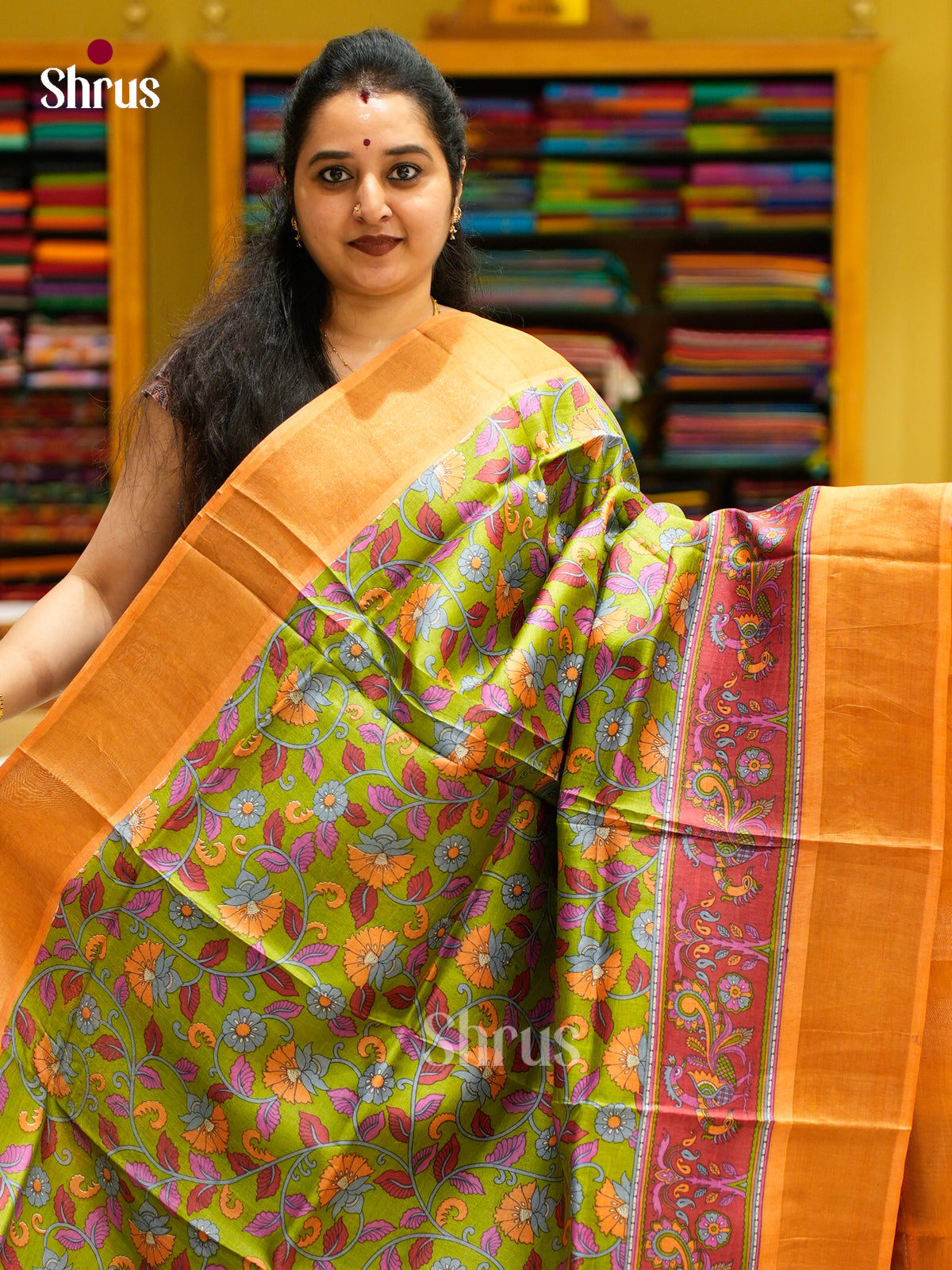 Tussar Saree - EES30245 - Shop on Shrus.com