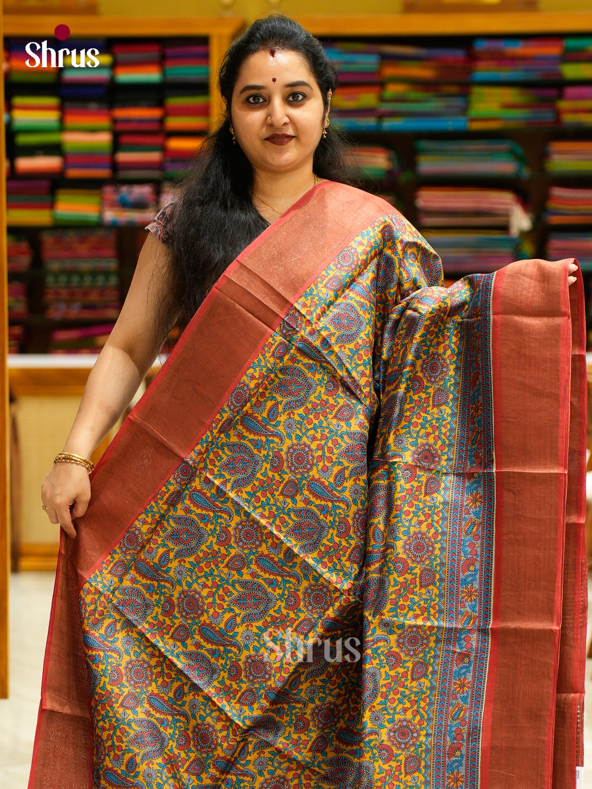 Tussar Saree - EES30247 - Shop on Shrus.com