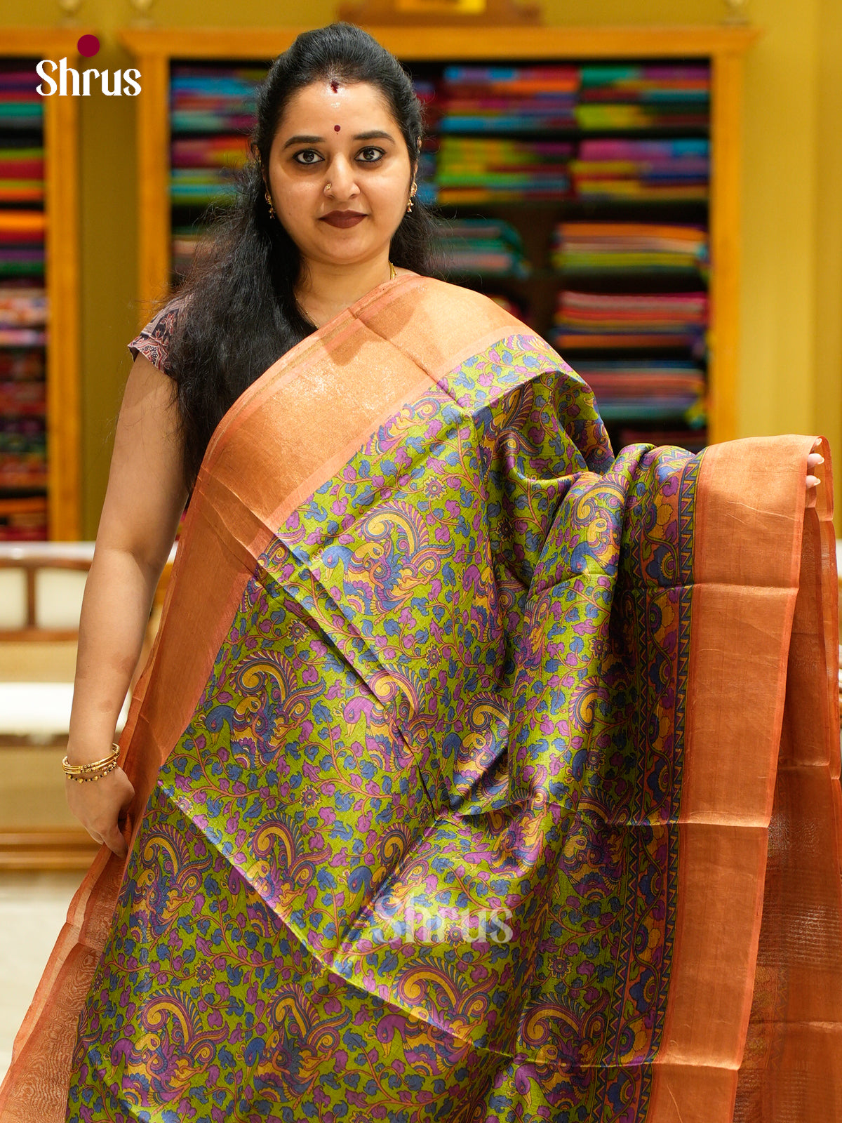 Tussar Saree - EES30250 - Shop on Shrus.com